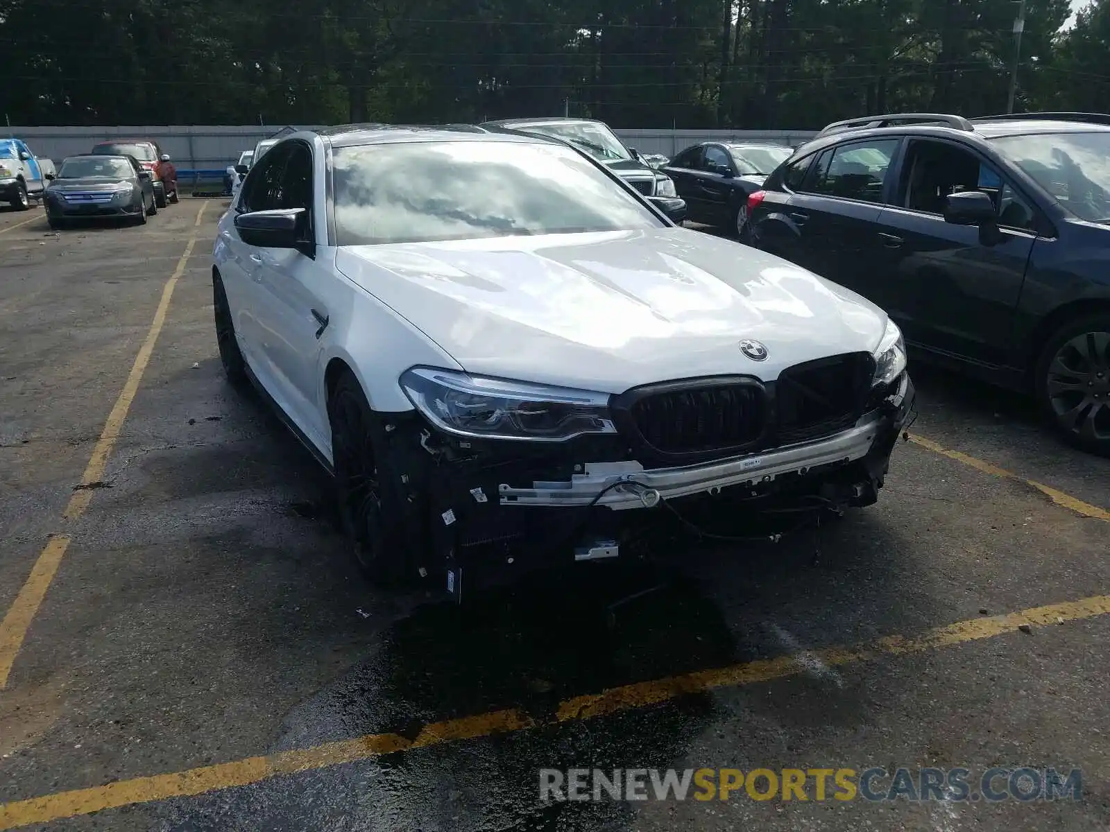 1 Photograph of a damaged car WBSJF0C04LB448872 BMW M5 2020