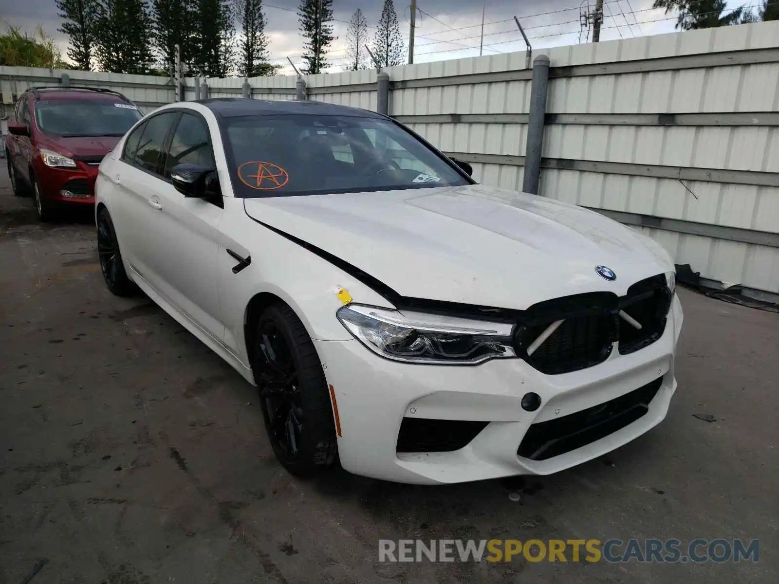 1 Photograph of a damaged car WBSJF0C04LCE13472 BMW M5 2020