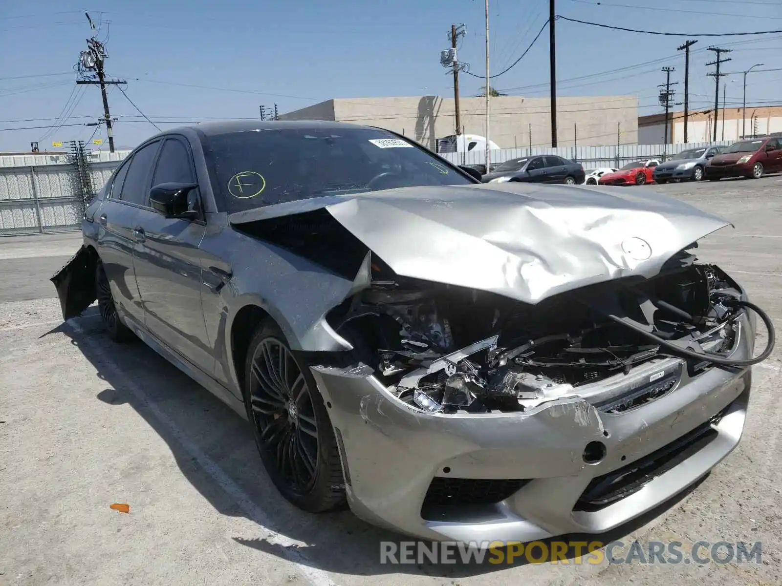 1 Photograph of a damaged car WBSJF0C04LCE49436 BMW M5 2020