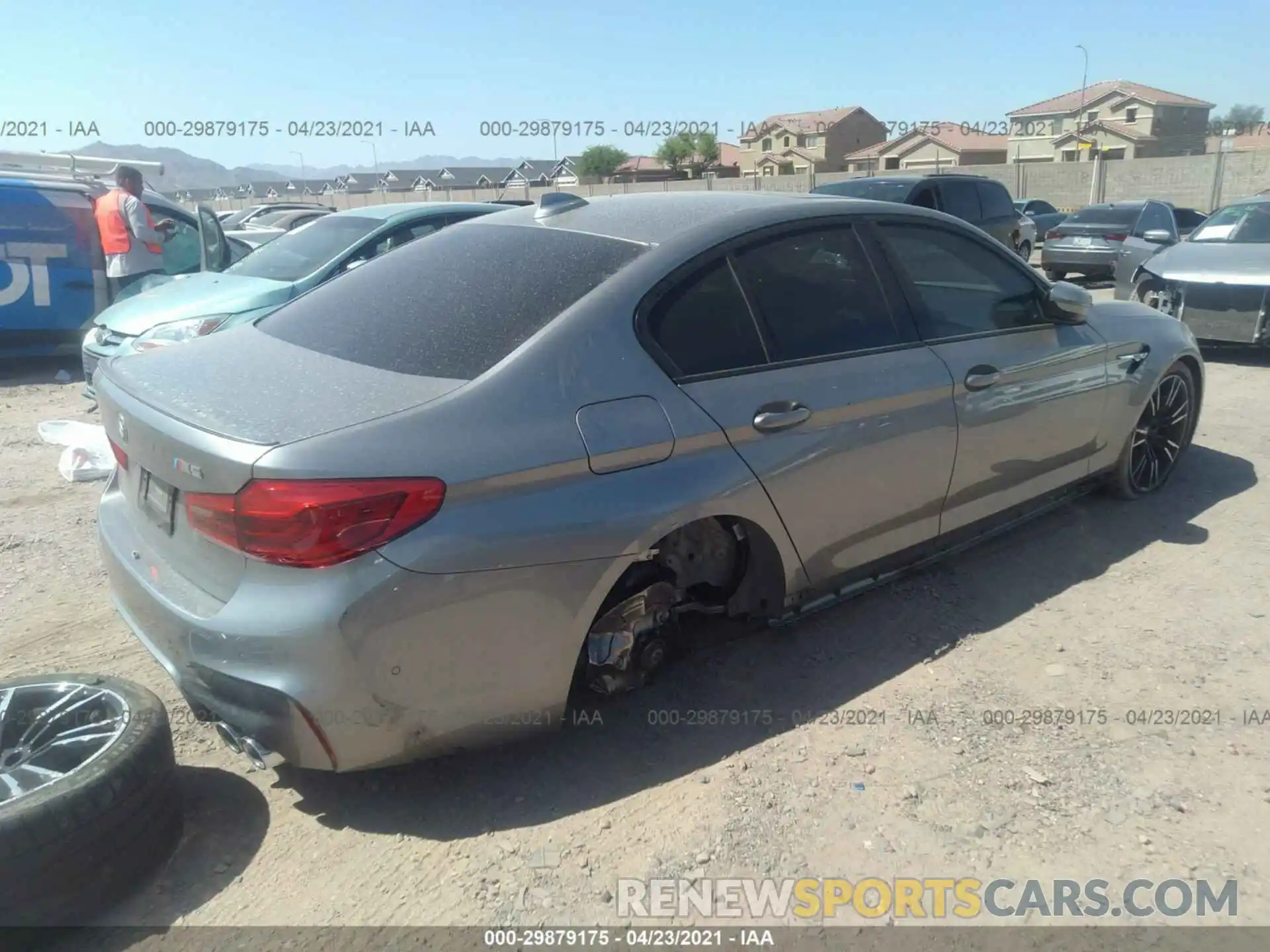 4 Photograph of a damaged car WBSJF0C05LCD10156 BMW M5 2020