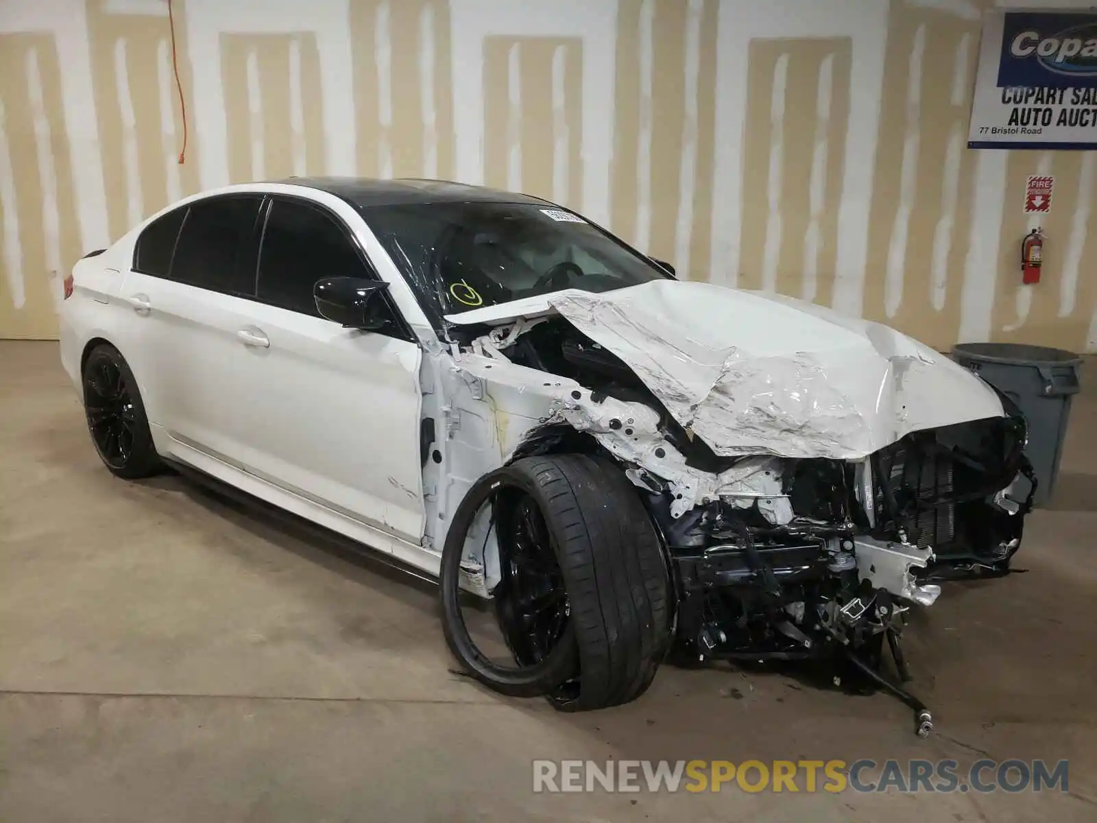 1 Photograph of a damaged car WBSJF0C05LCE01363 BMW M5 2020