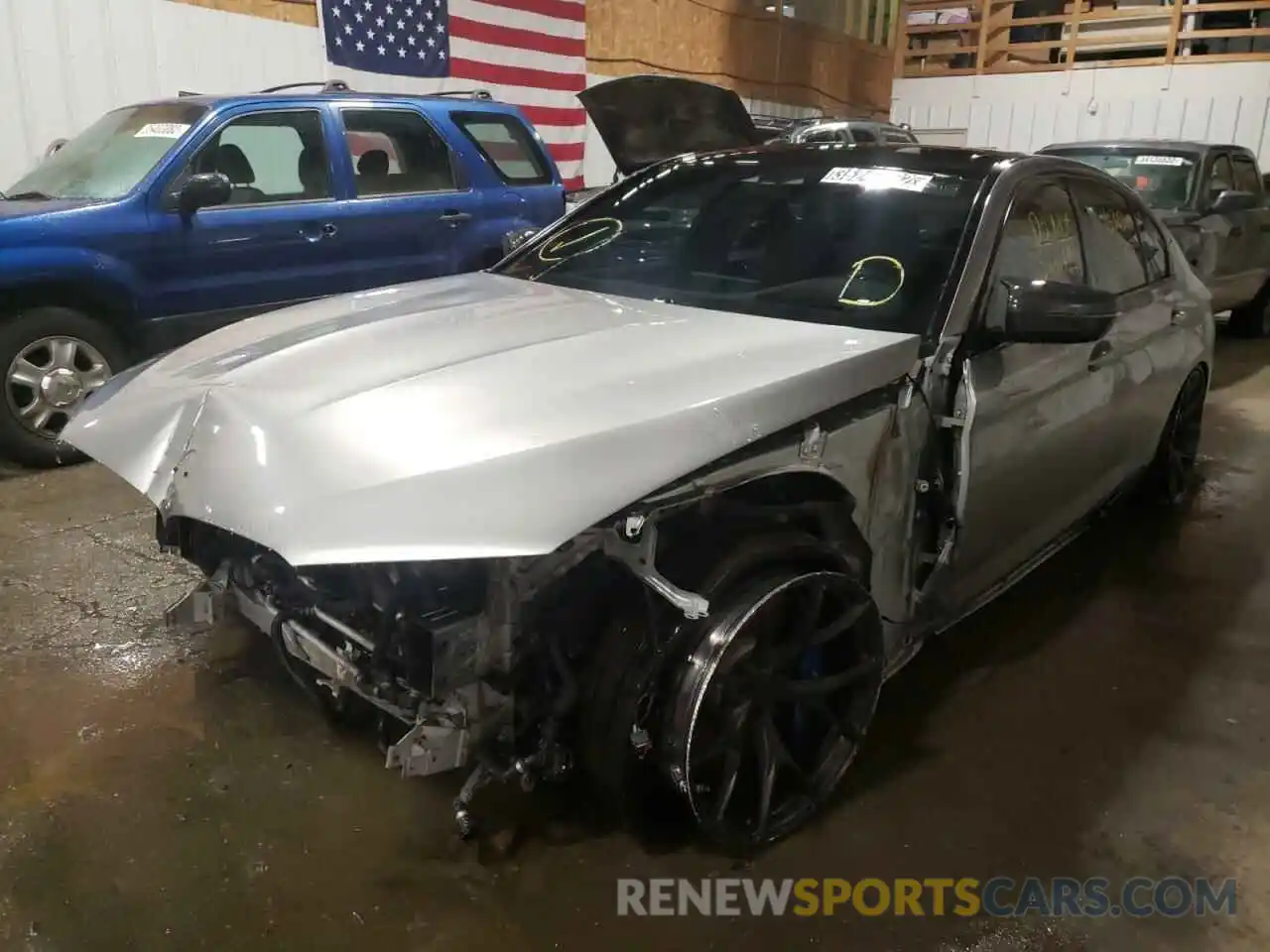 2 Photograph of a damaged car WBSJF0C07LB448803 BMW M5 2020