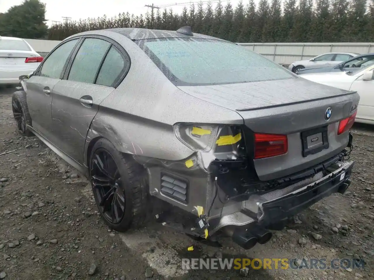 3 Photograph of a damaged car WBSJF0C07LCE15913 BMW M5 2020