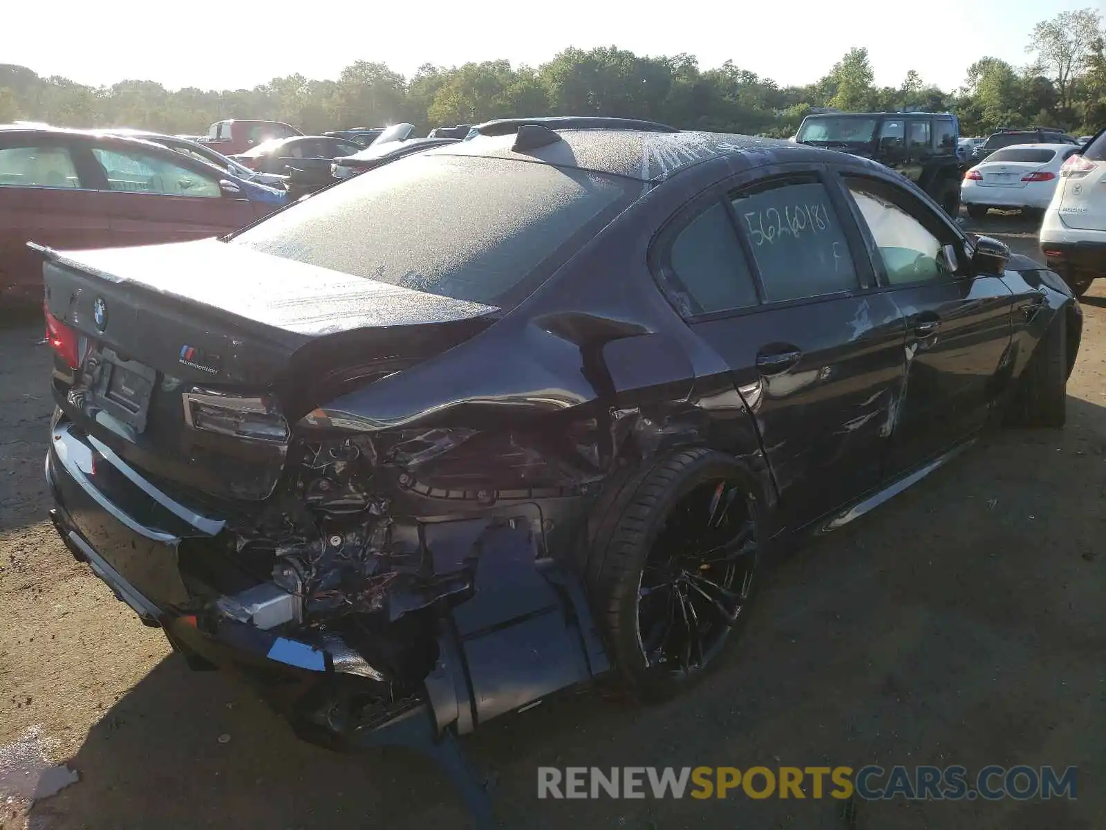 4 Photograph of a damaged car WBSJF0C07LCE25731 BMW M5 2020