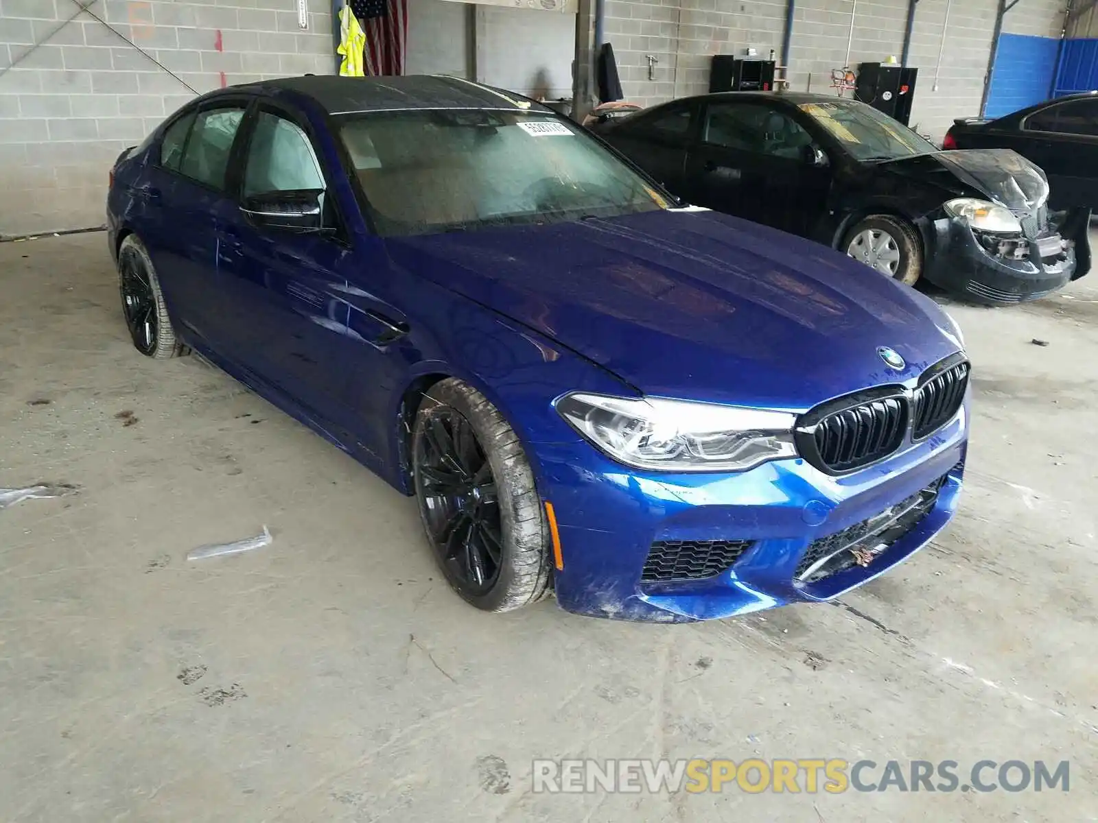 1 Photograph of a damaged car WBSJF0C07LCE87890 BMW M5 2020