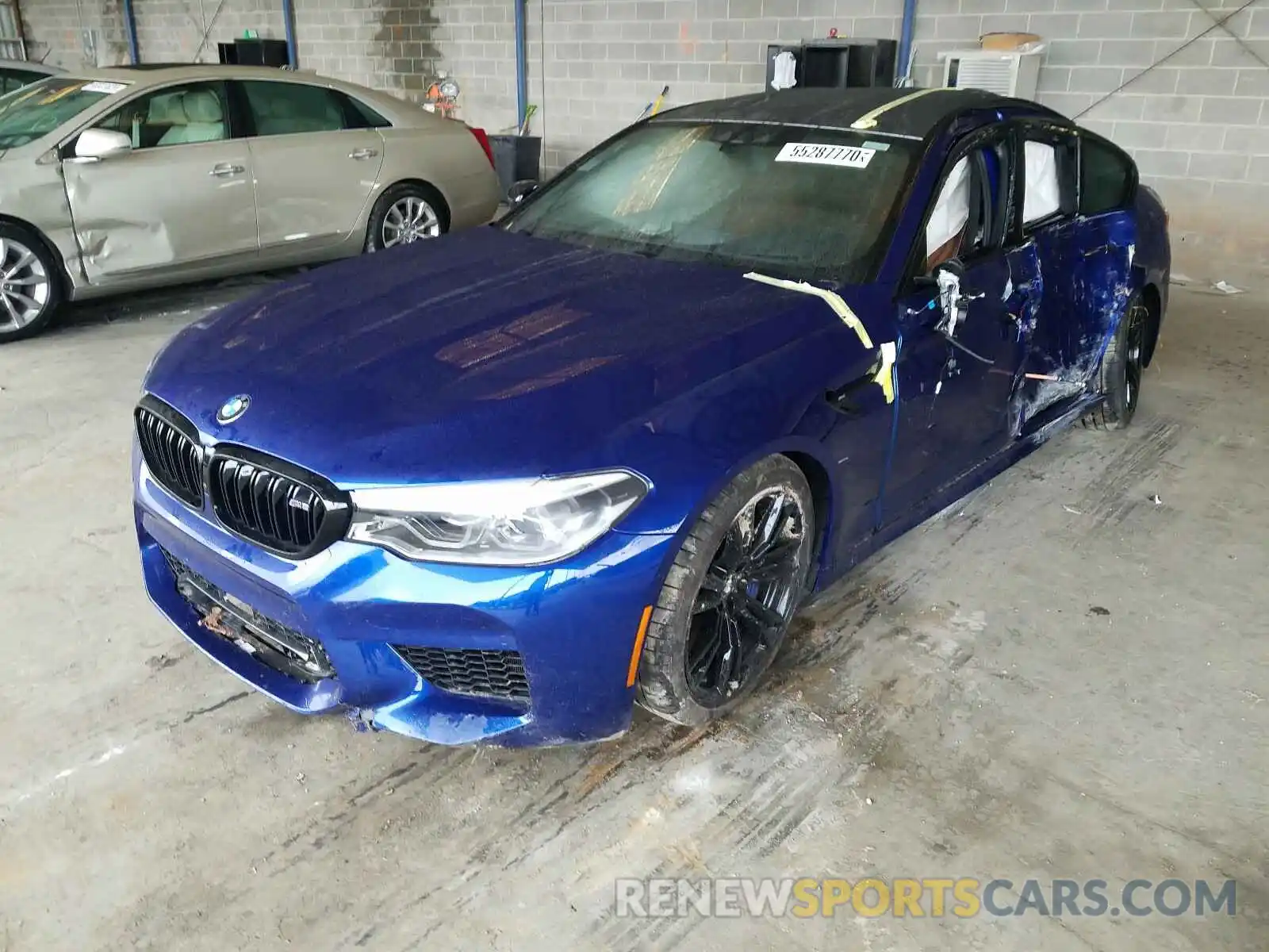 2 Photograph of a damaged car WBSJF0C07LCE87890 BMW M5 2020