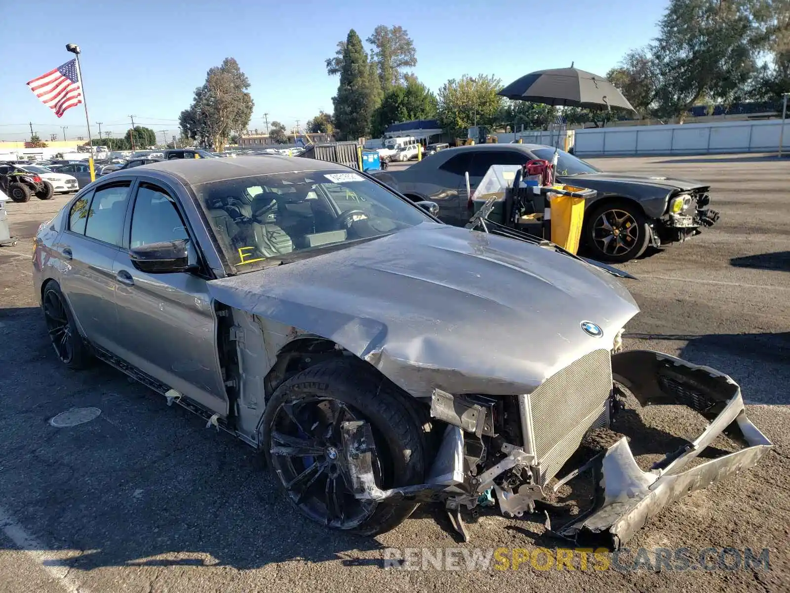 1 Photograph of a damaged car WBSJF0C09LCD54225 BMW M5 2020