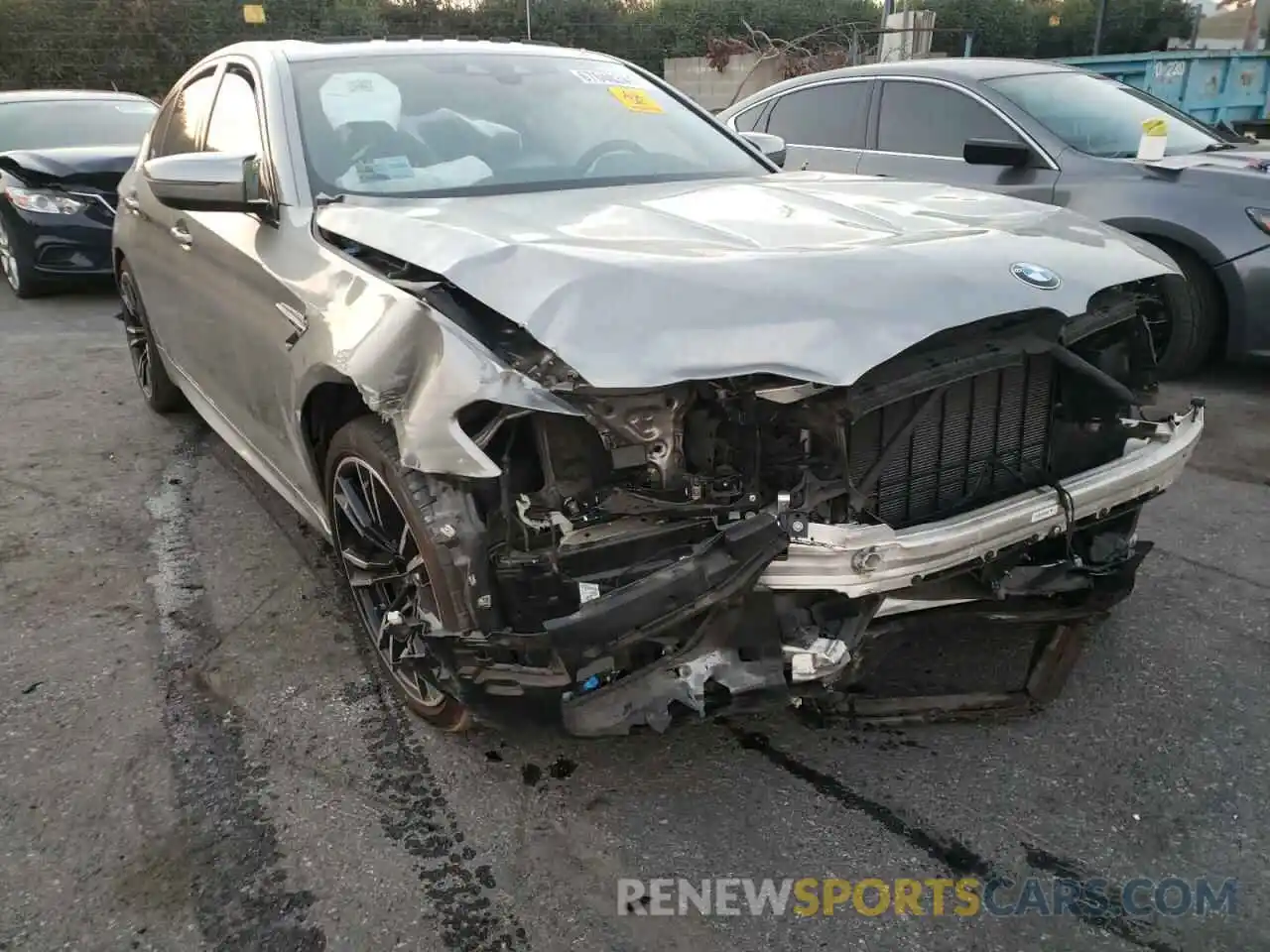 1 Photograph of a damaged car WBSJF0C09LCE01494 BMW M5 2020