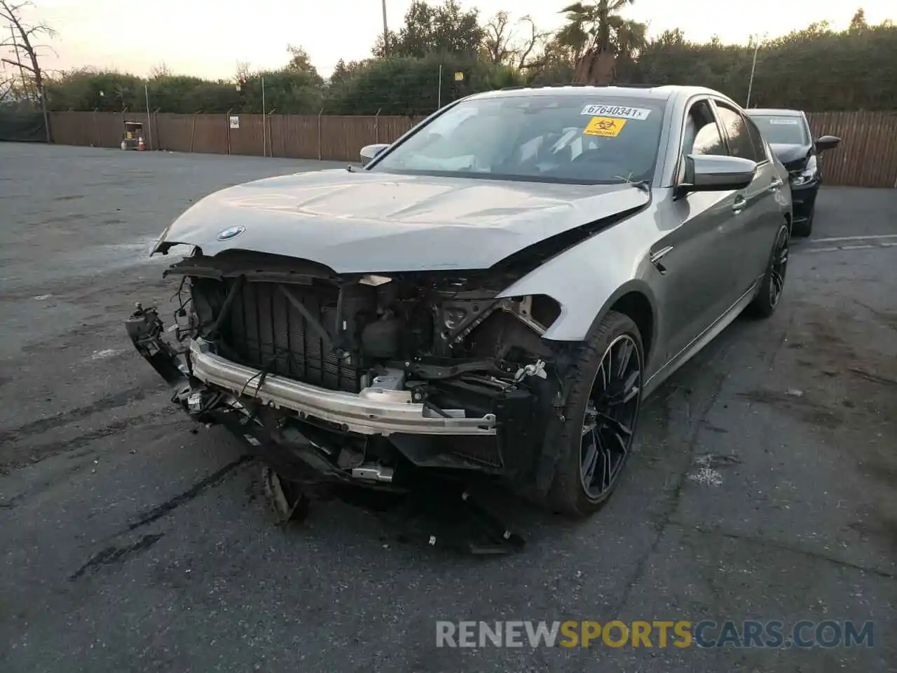 2 Photograph of a damaged car WBSJF0C09LCE01494 BMW M5 2020