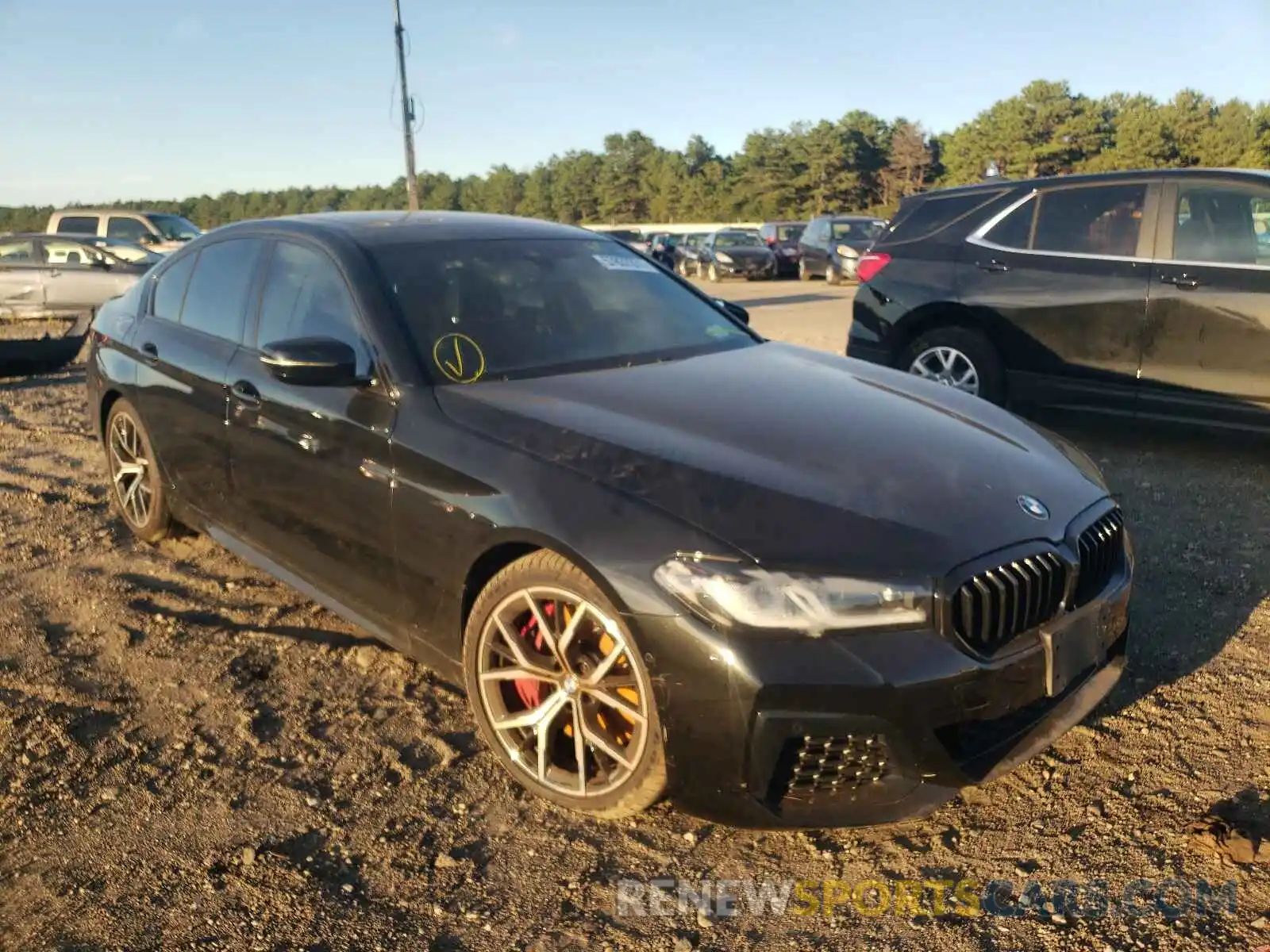 1 Photograph of a damaged car WBA13BK01MCF26064 BMW M5 2021