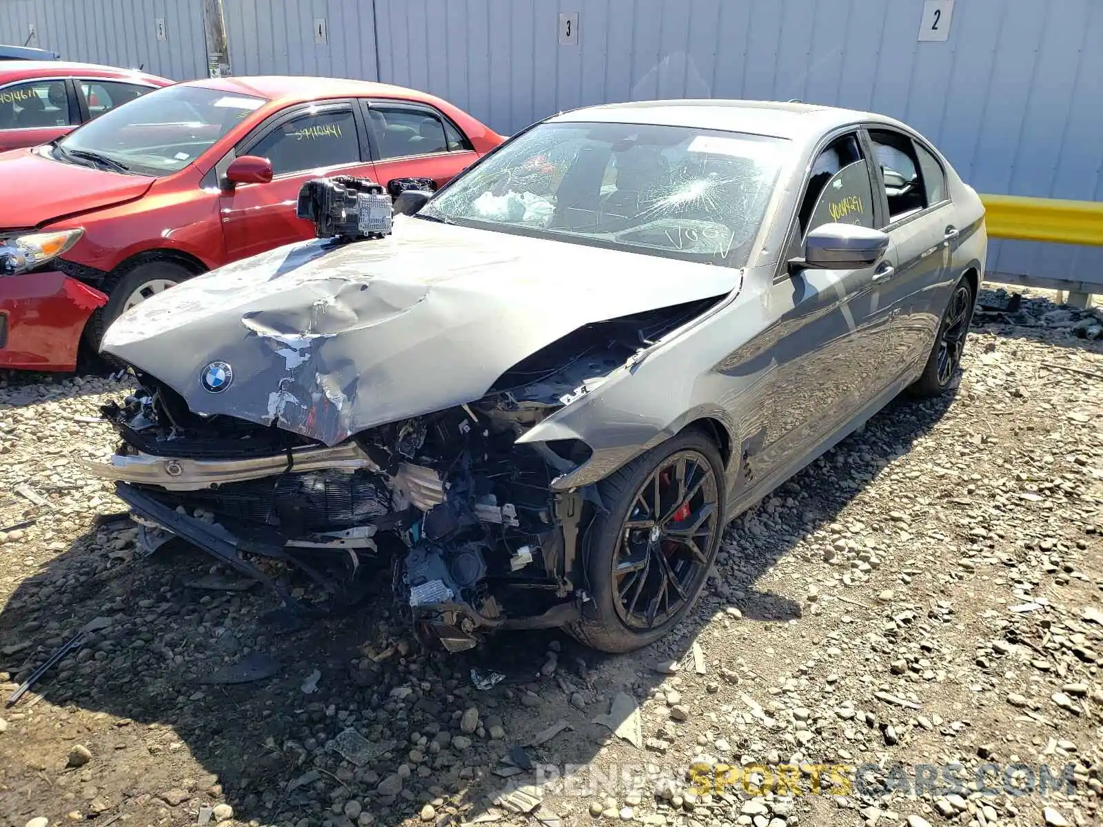 2 Photograph of a damaged car WBA13BK01MCF73790 BMW M5 2021