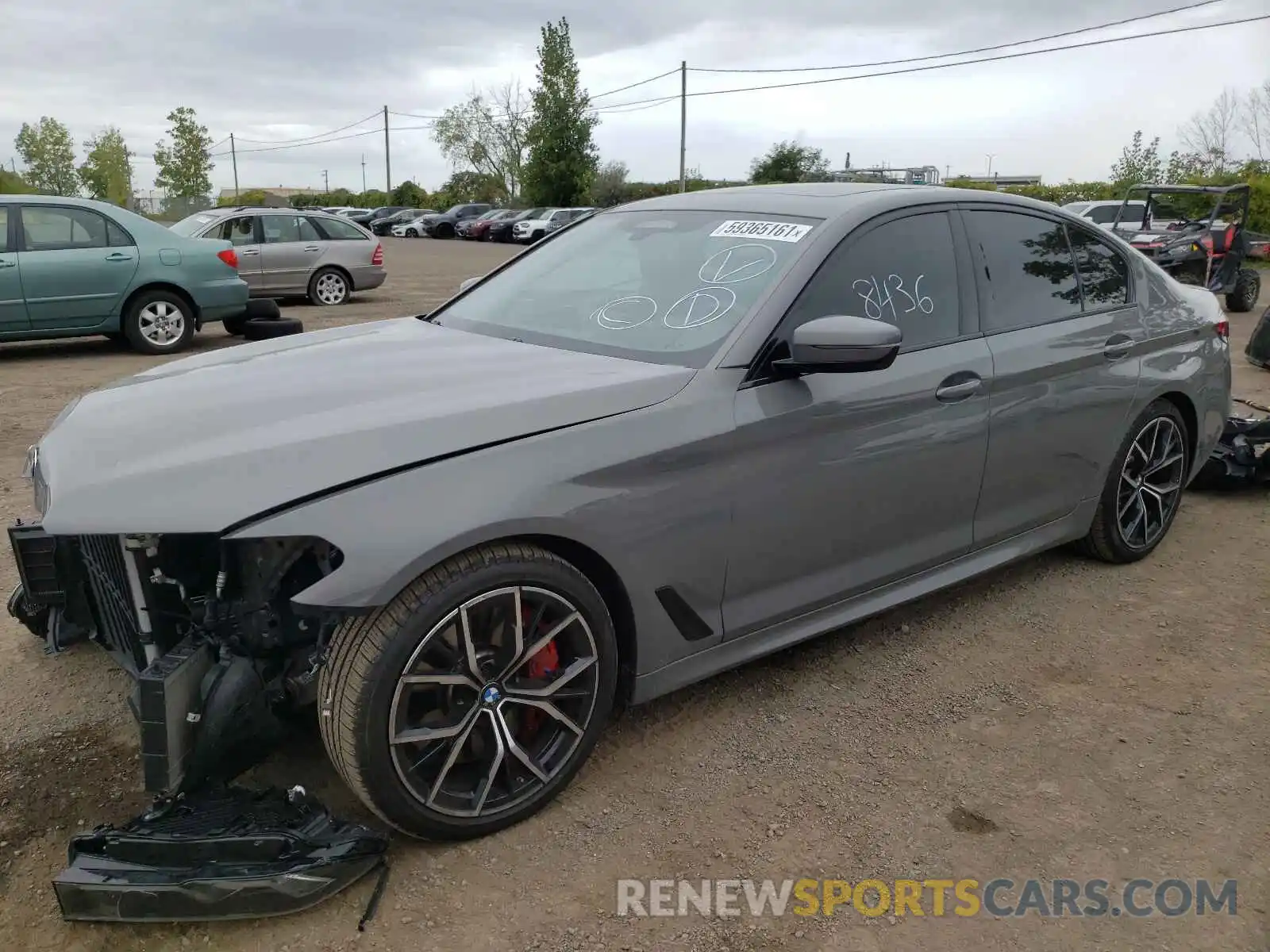 2 Photograph of a damaged car WBA13BK01MCG12491 BMW M5 2021