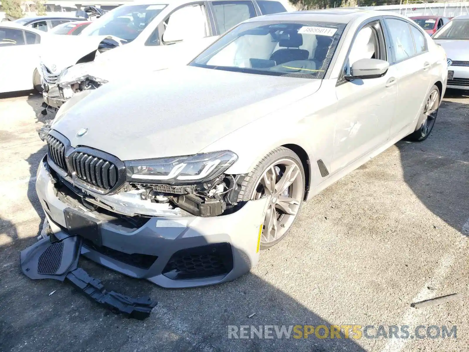 2 Photograph of a damaged car WBA13BK02MCF17423 BMW M5 2021