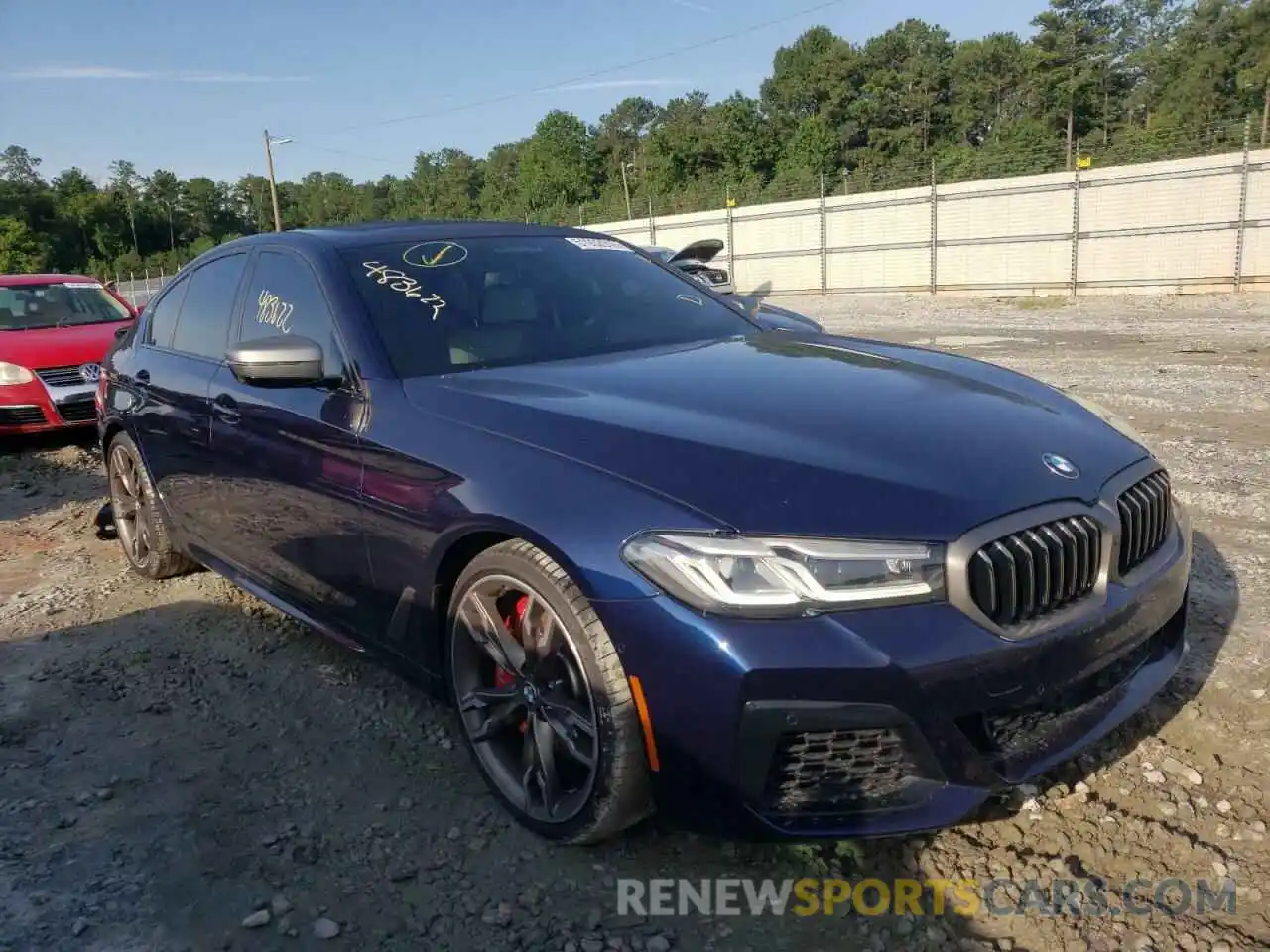 1 Photograph of a damaged car WBA13BK02MCF25277 BMW M5 2021