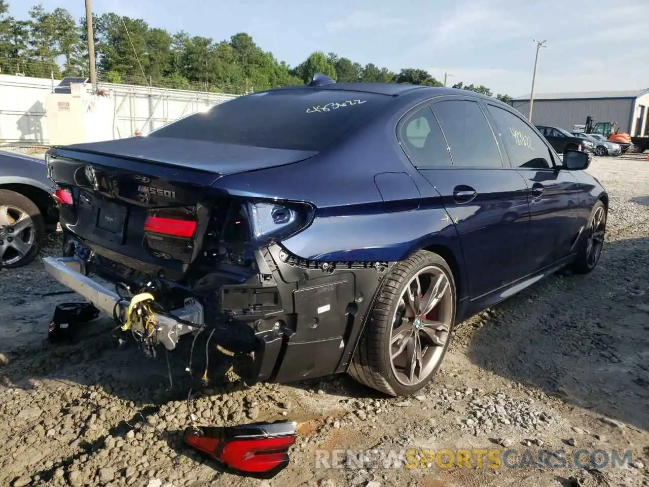 4 Photograph of a damaged car WBA13BK02MCF25277 BMW M5 2021