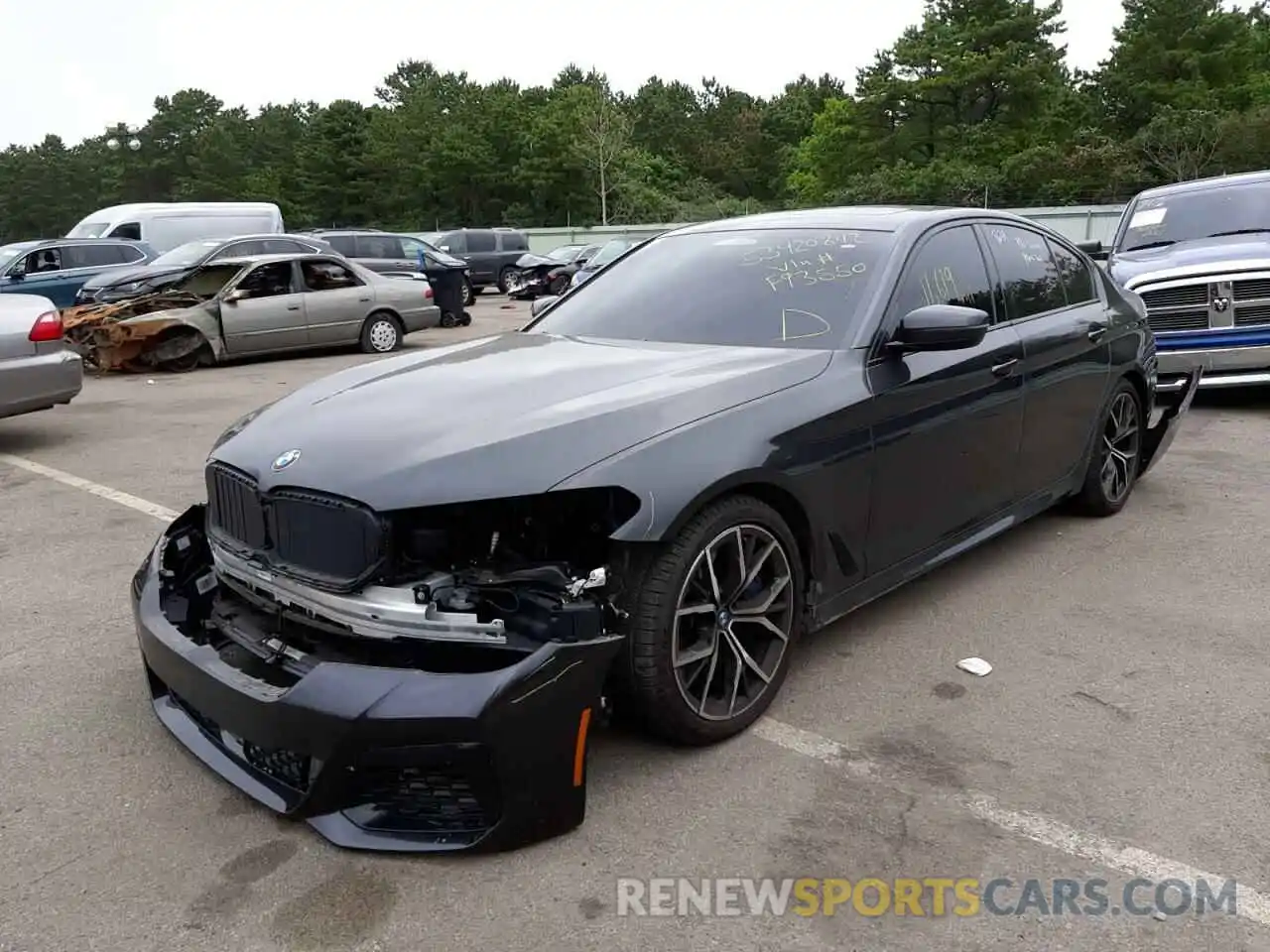 2 Photograph of a damaged car WBA13BK04MCF93550 BMW M5 2021