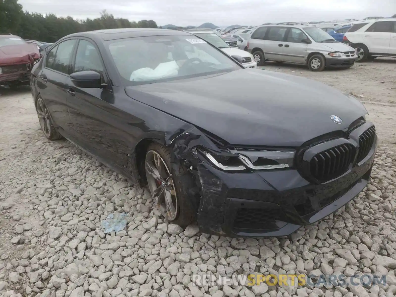 1 Photograph of a damaged car WBA13BK07MCF05588 BMW M5 2021