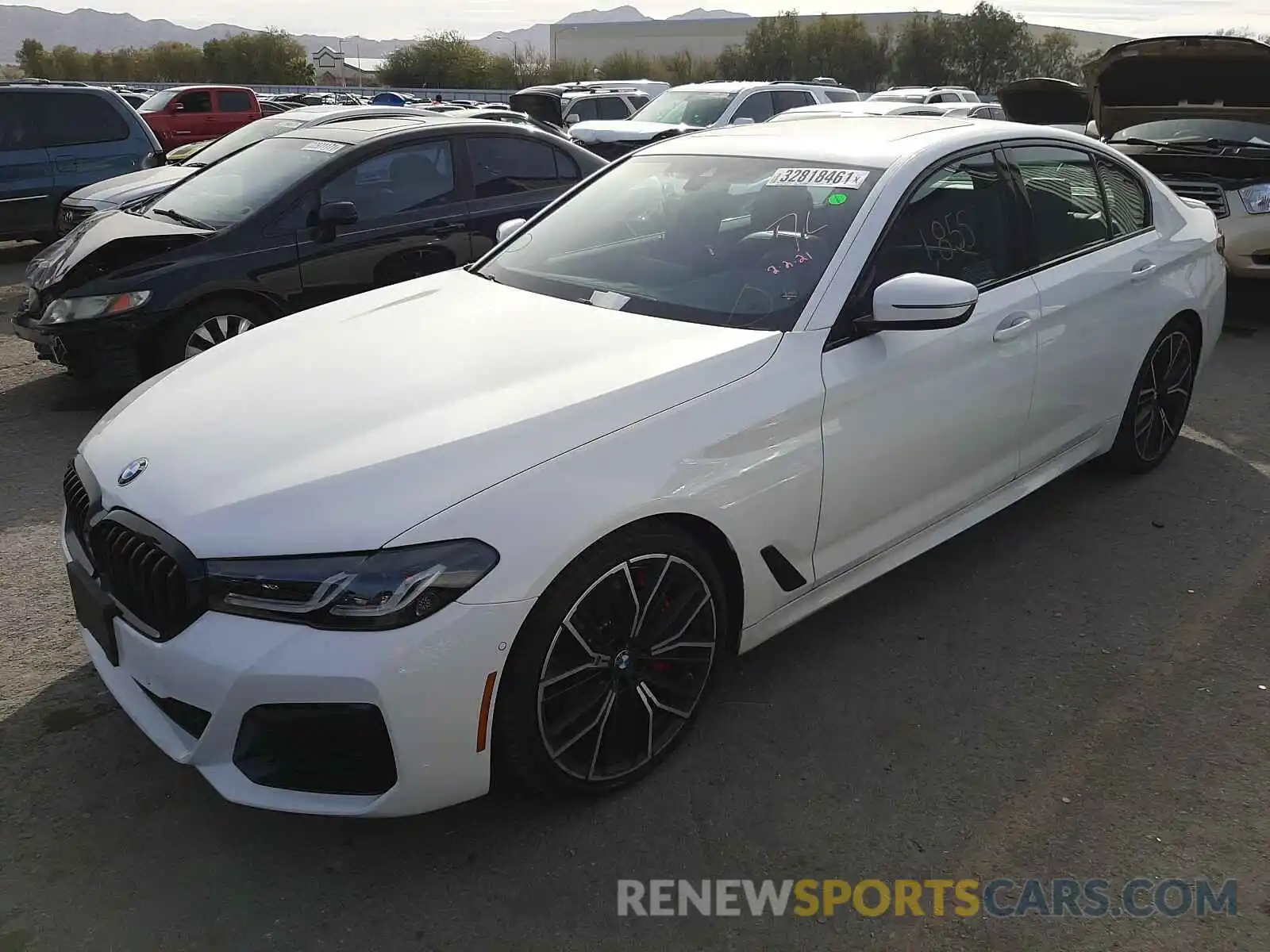 2 Photograph of a damaged car WBA13BK07MCF63328 BMW M5 2021