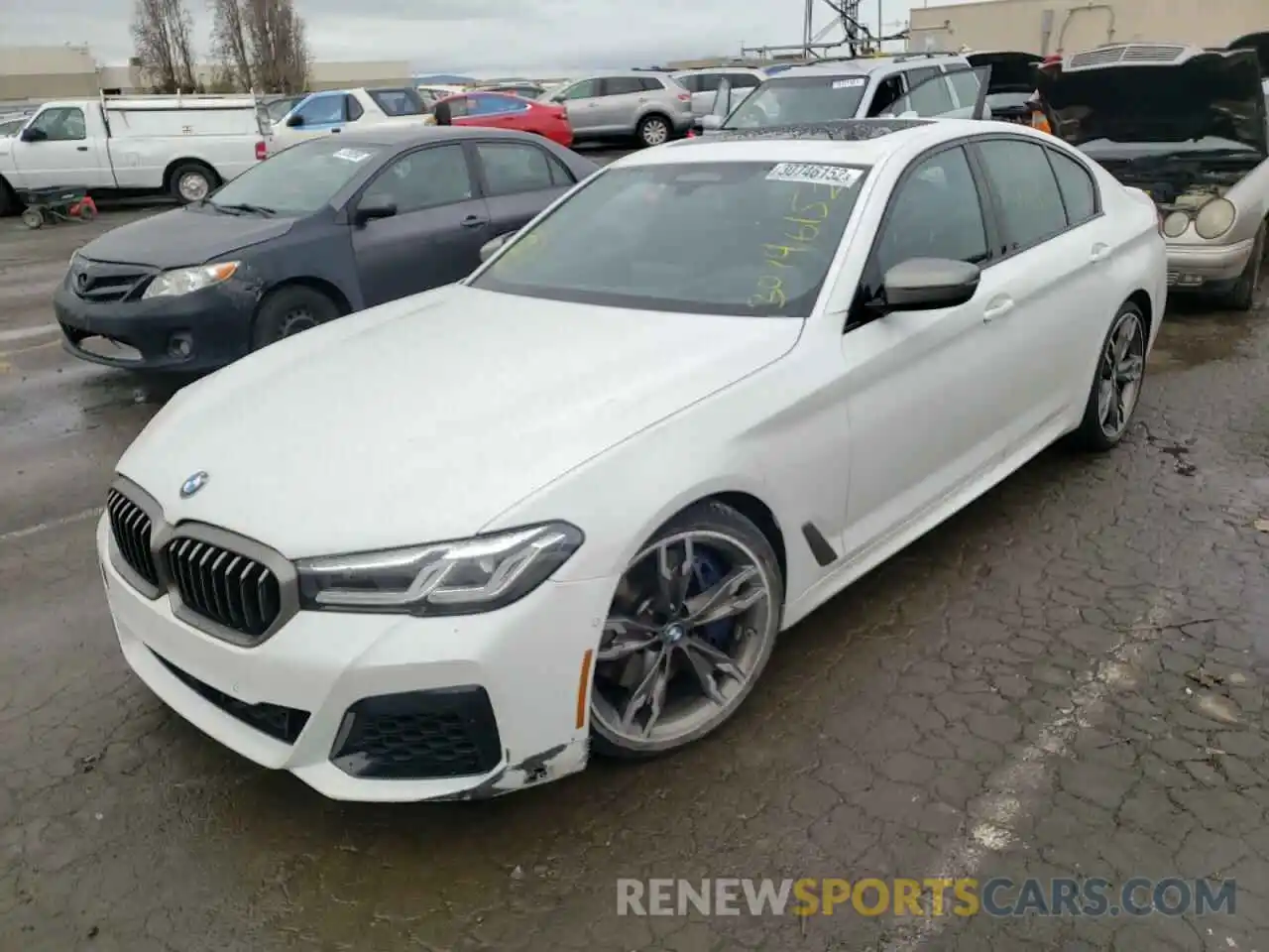 2 Фотография поврежденного автомобиля WBA13BK07MCF85023 BMW M5 2021