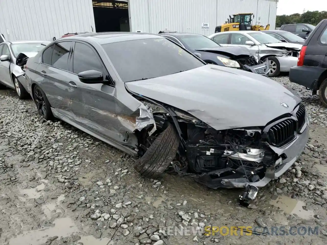 1 Photograph of a damaged car WBA13BK0XMCF97456 BMW M5 2021