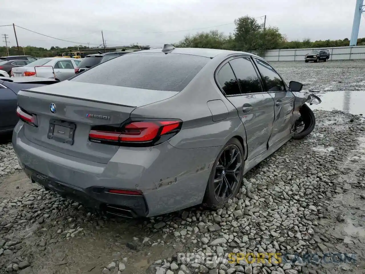 4 Photograph of a damaged car WBA13BK0XMCF97456 BMW M5 2021