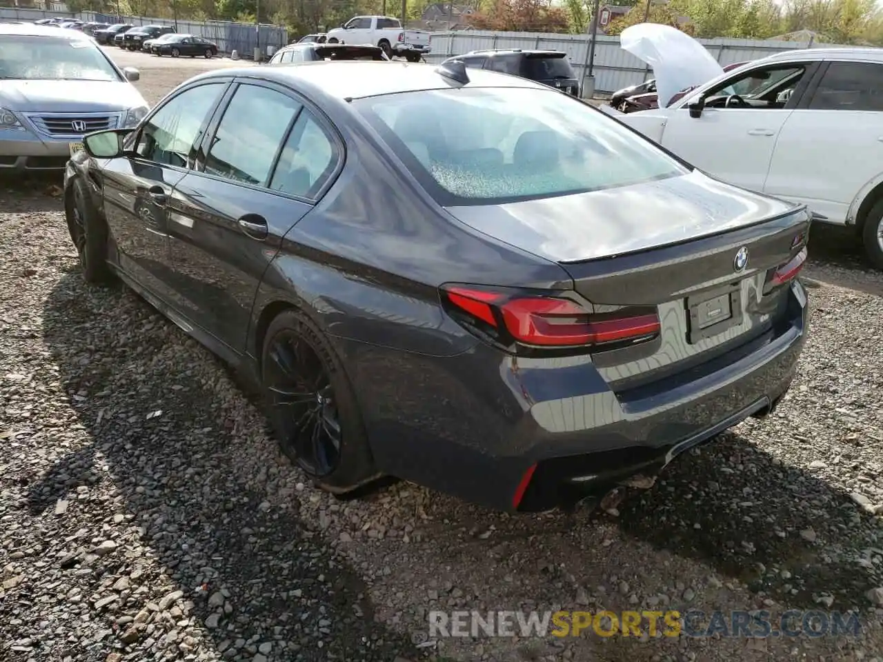 3 Photograph of a damaged car WBS83CH00MCF64750 BMW M5 2021