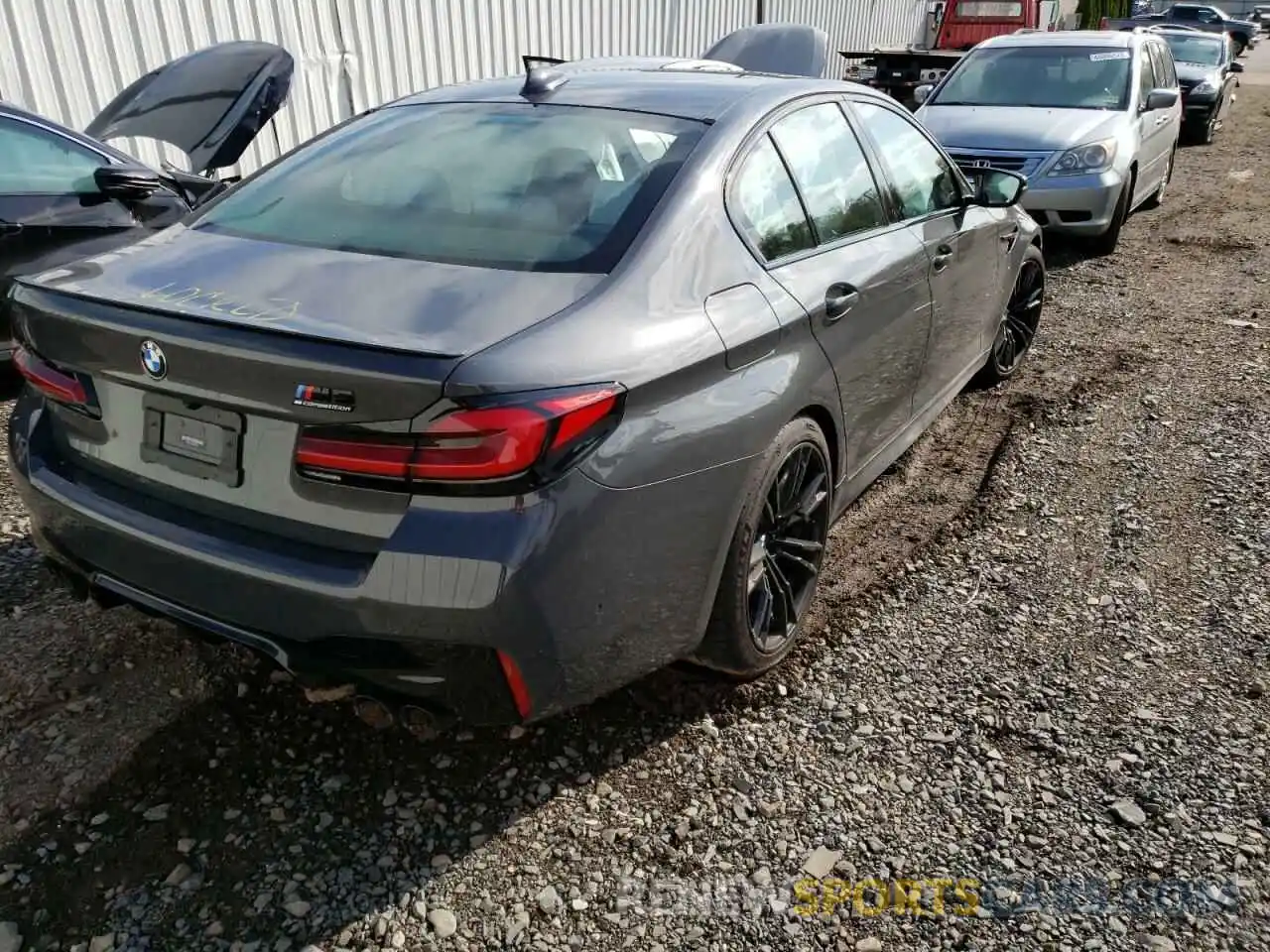 4 Photograph of a damaged car WBS83CH00MCF64750 BMW M5 2021