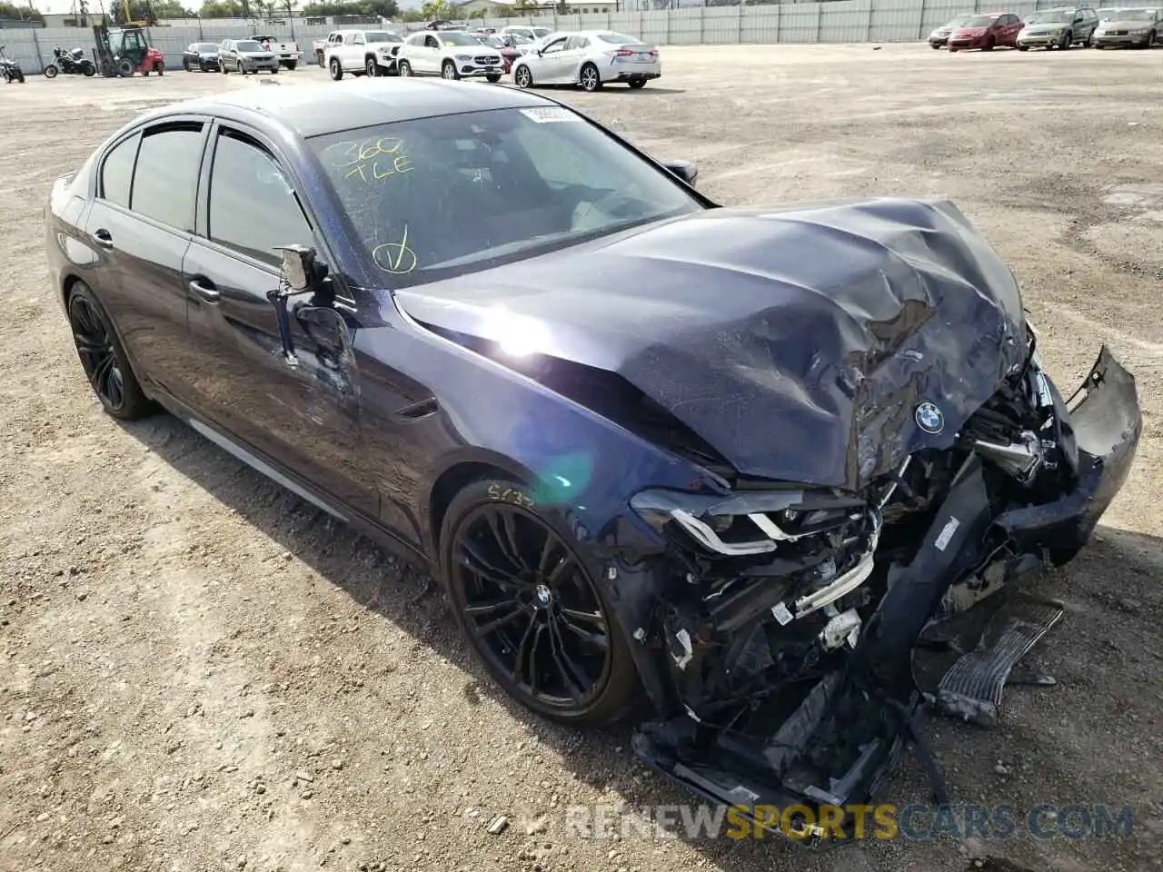 1 Photograph of a damaged car WBS83CH01MCE92134 BMW M5 2021