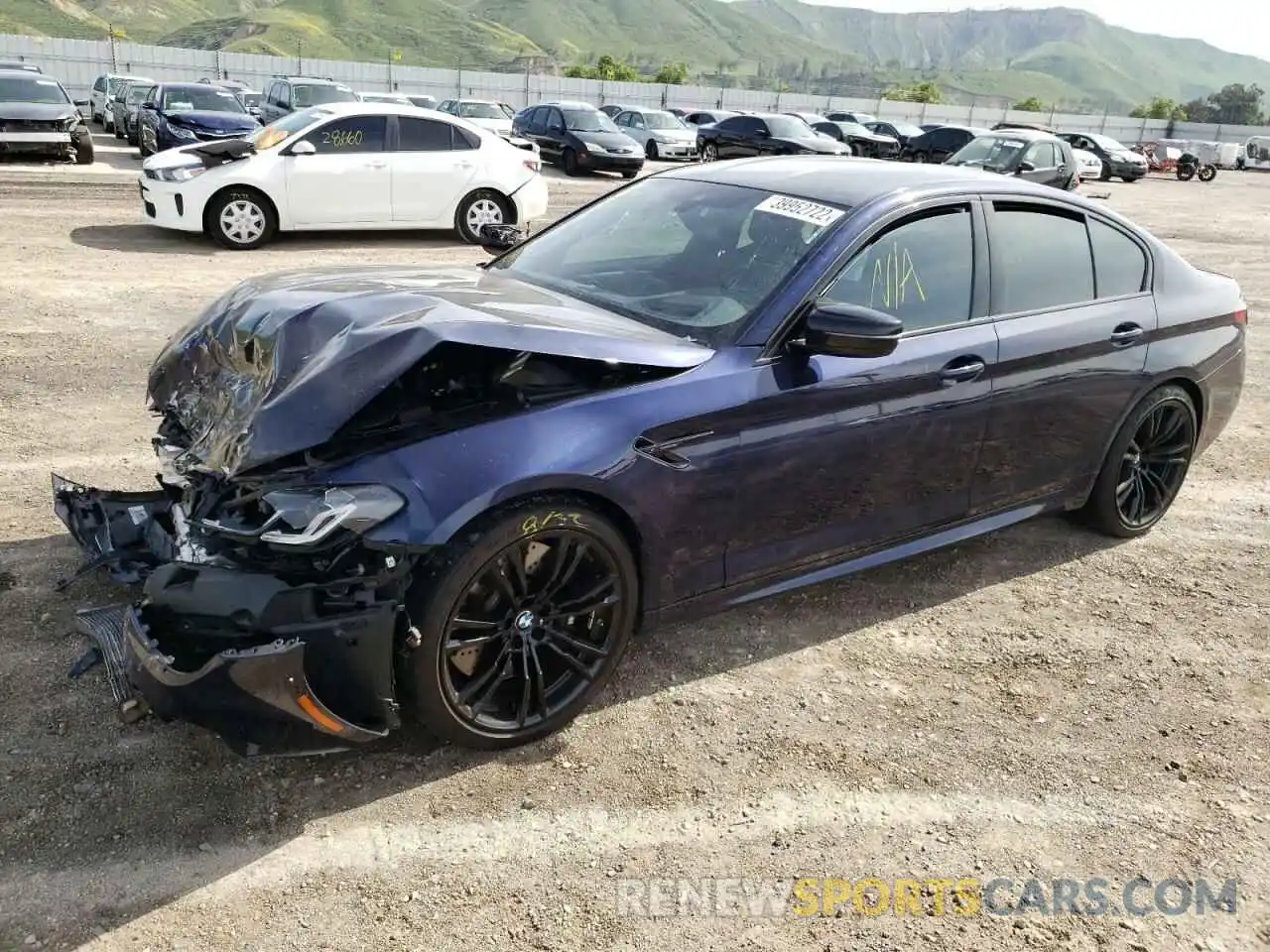 2 Photograph of a damaged car WBS83CH01MCE92134 BMW M5 2021