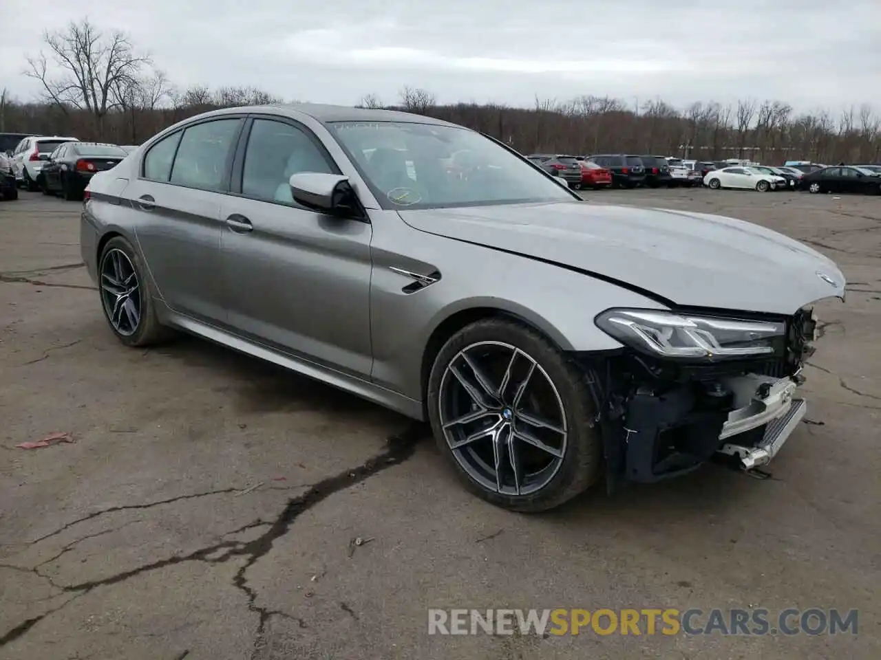 1 Photograph of a damaged car WBS83CH02MCF23021 BMW M5 2021