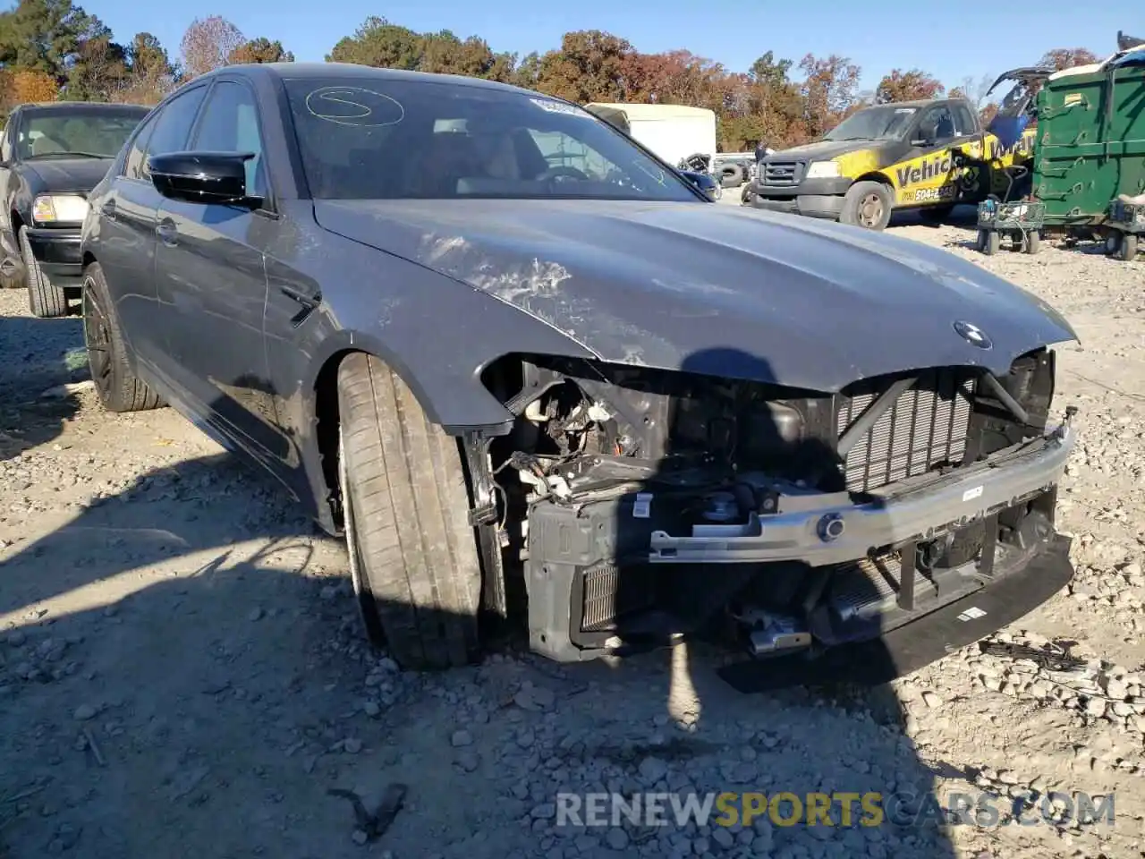 1 Photograph of a damaged car WBS83CH03MCE97058 BMW M5 2021