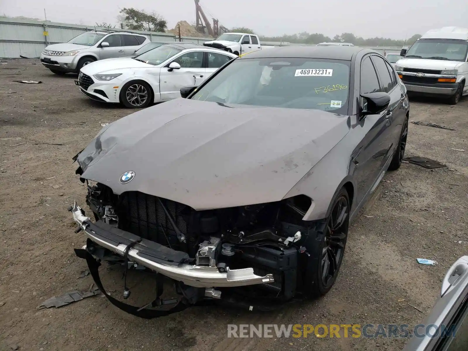 2 Photograph of a damaged car WBS83CH03MCF36196 BMW M5 2021