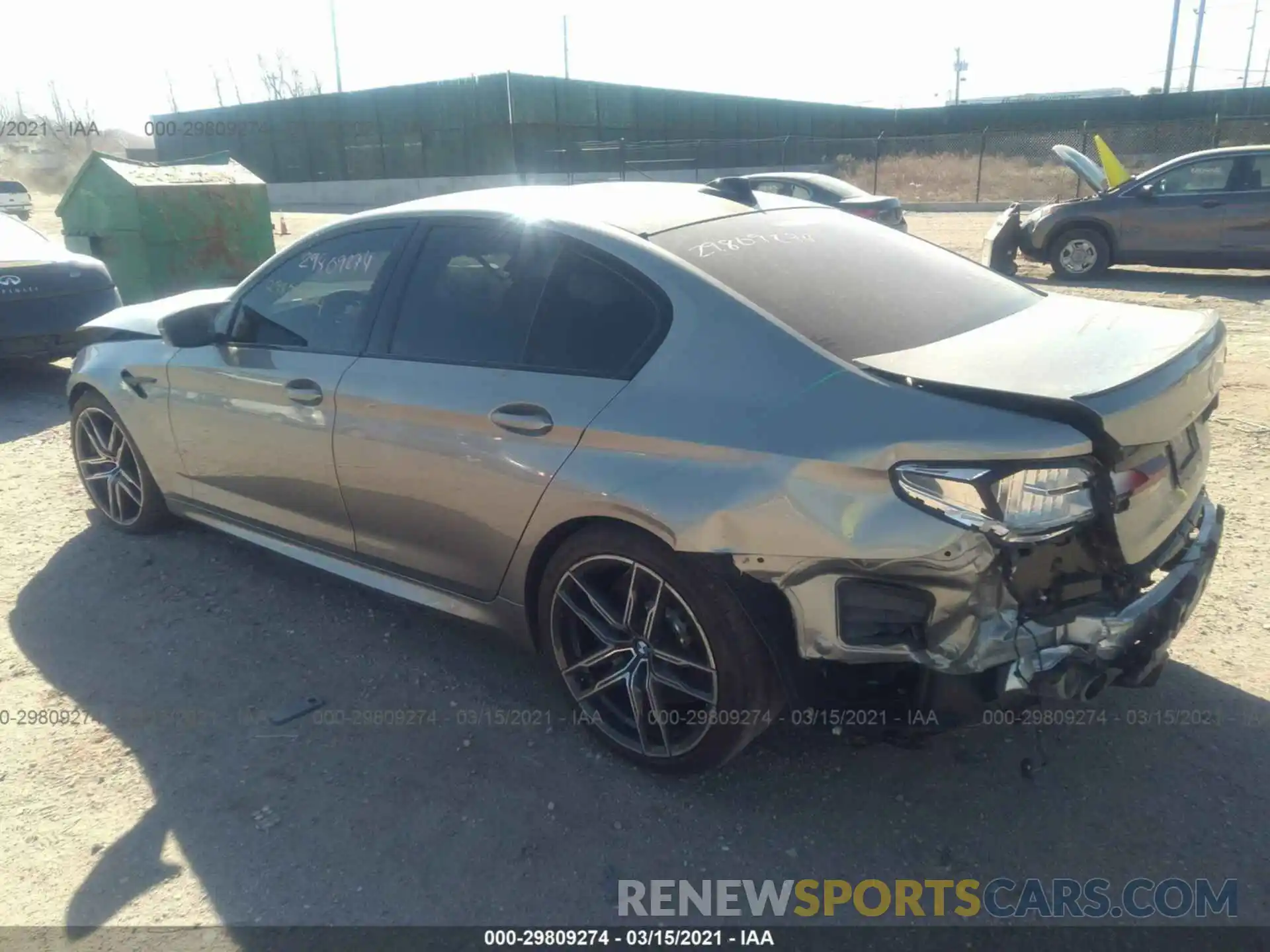 3 Photograph of a damaged car WBS83CH03MCF64824 BMW M5 2021