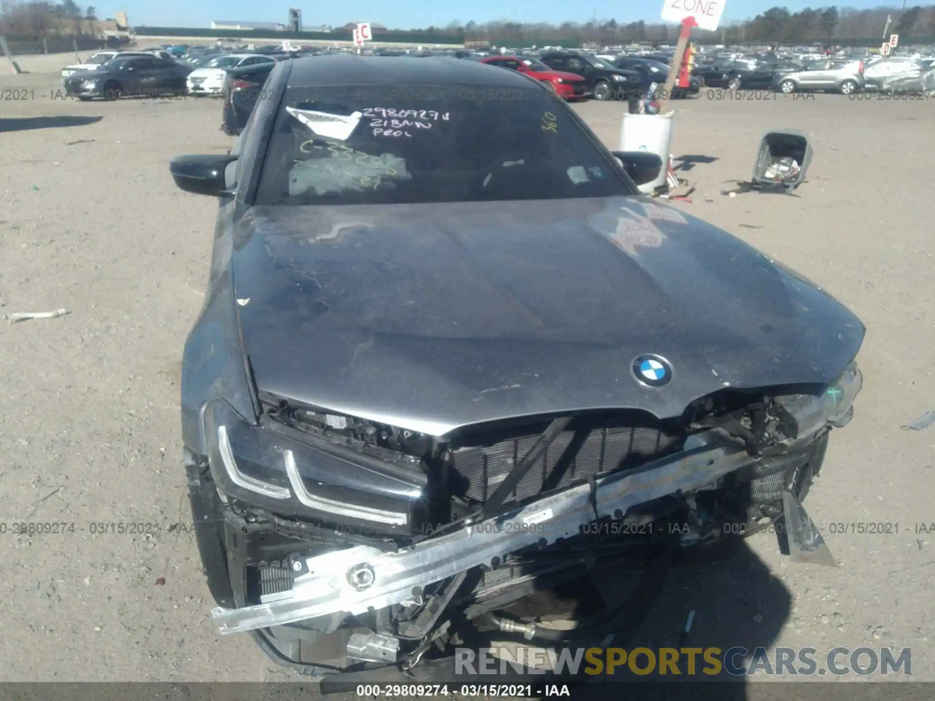 6 Photograph of a damaged car WBS83CH03MCF64824 BMW M5 2021