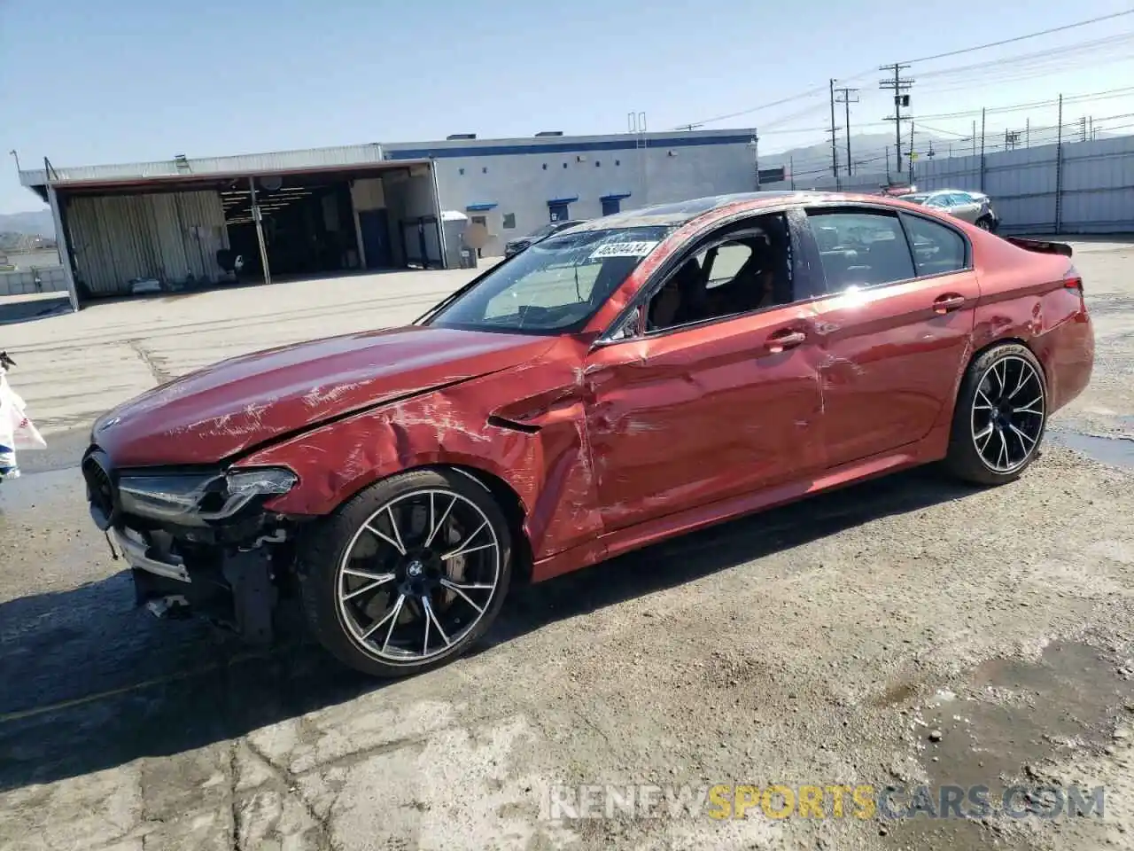 1 Photograph of a damaged car WBS83CH05MCG67260 BMW M5 2021