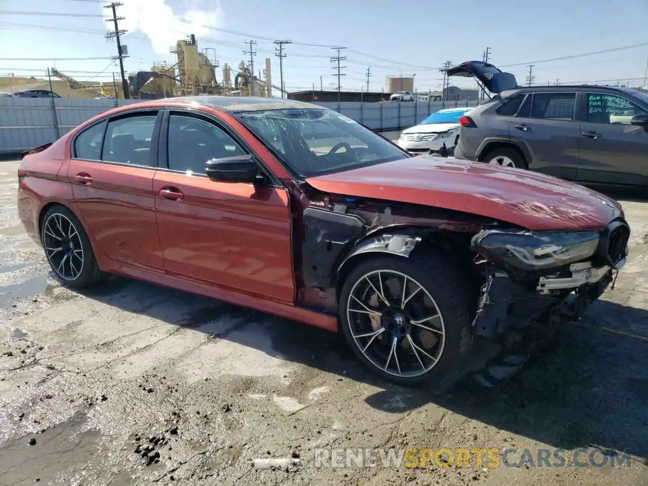 4 Photograph of a damaged car WBS83CH05MCG67260 BMW M5 2021