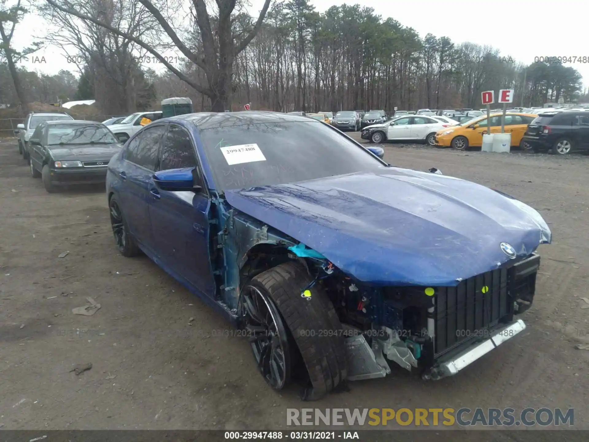 1 Photograph of a damaged car WBS83CH06MCF02804 BMW M5 2021