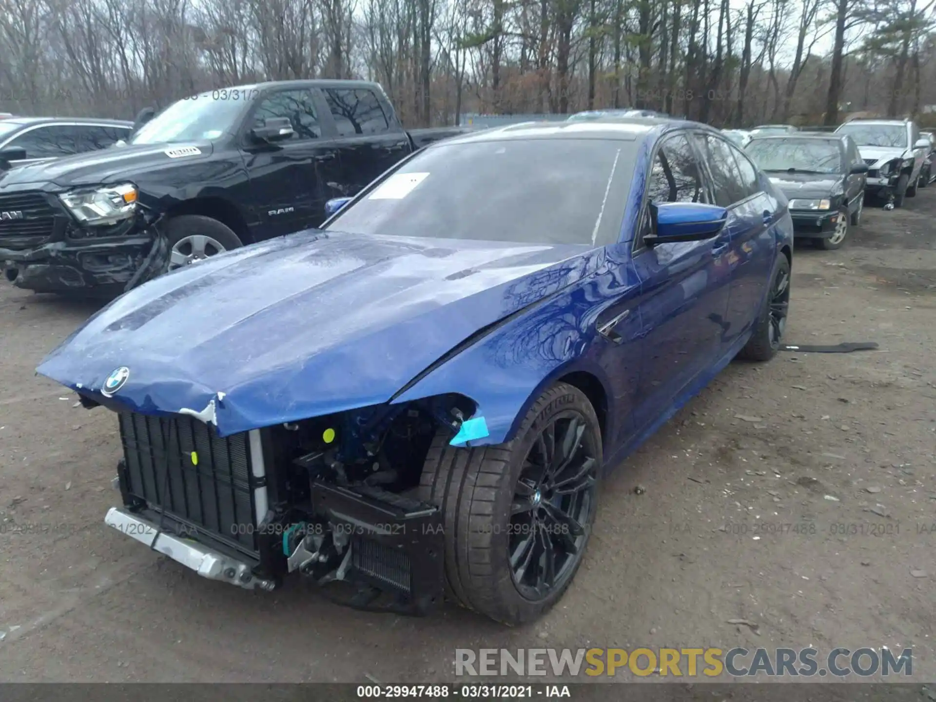 2 Photograph of a damaged car WBS83CH06MCF02804 BMW M5 2021