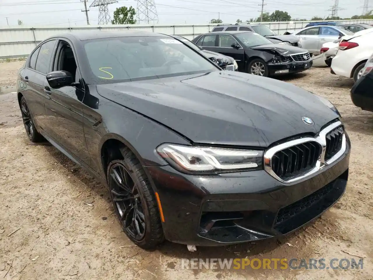 1 Photograph of a damaged car WBS83CH06MCF08134 BMW M5 2021