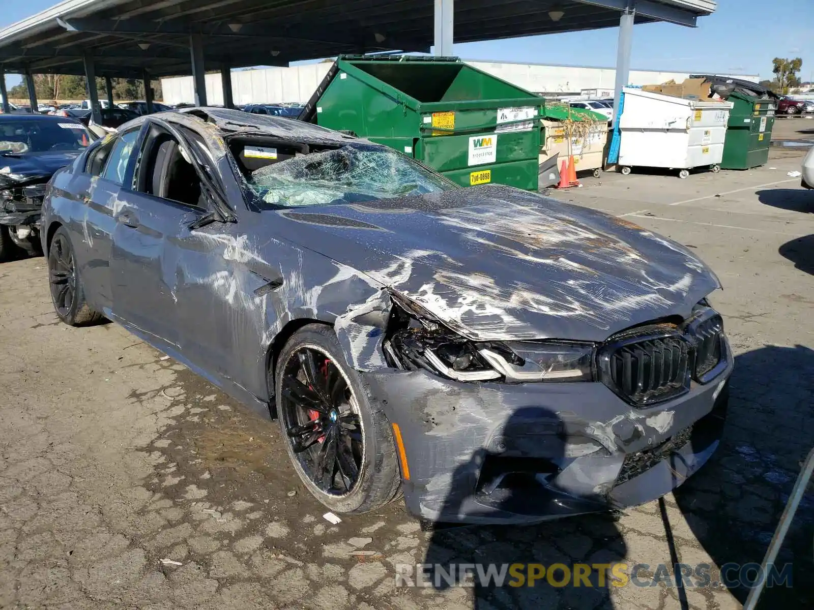 1 Photograph of a damaged car WBS83CH06MCF81214 BMW M5 2021