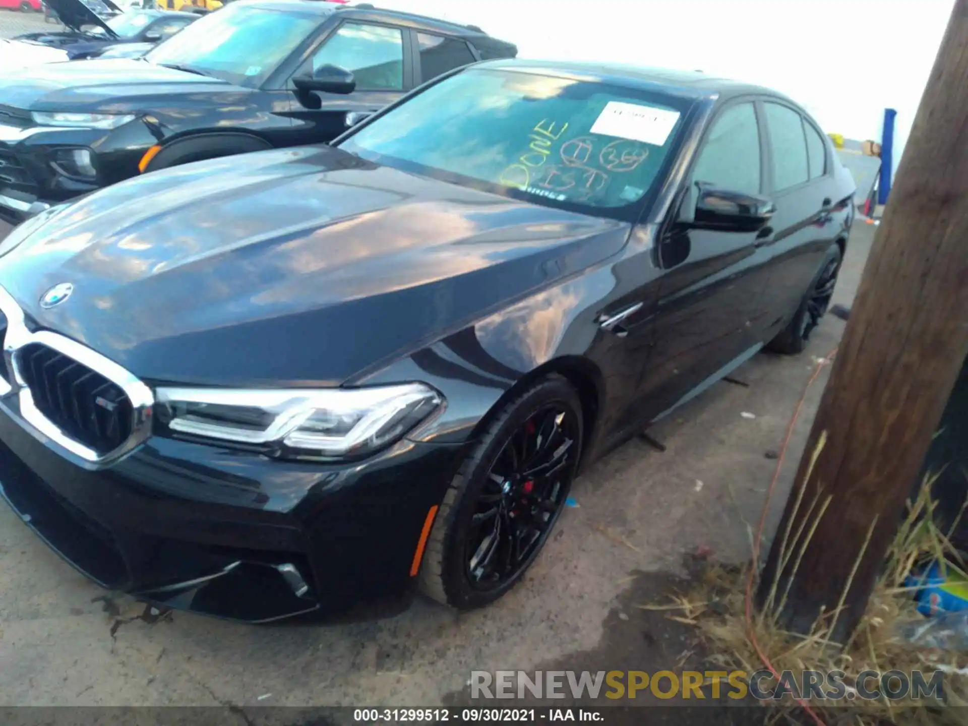 2 Photograph of a damaged car WBS83CH07MCG89017 BMW M5 2021