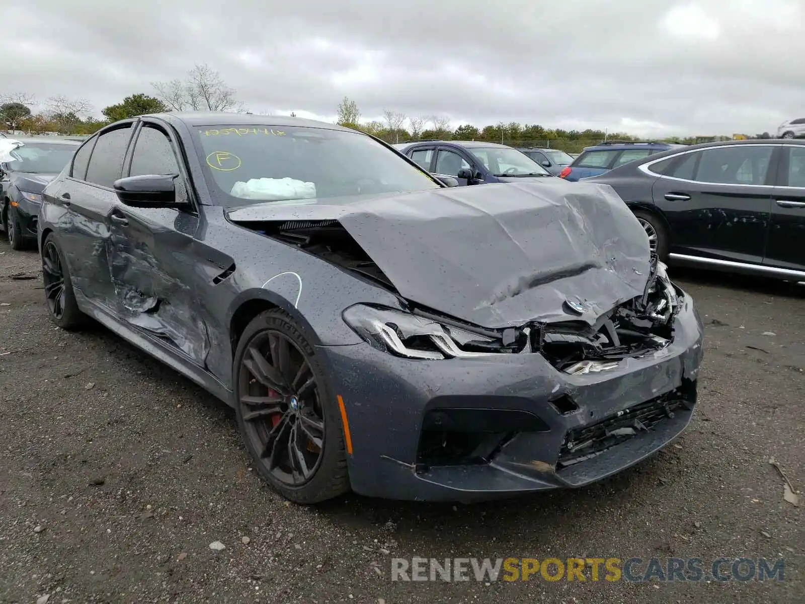 1 Photograph of a damaged car WBS83CH08MCF03646 BMW M5 2021