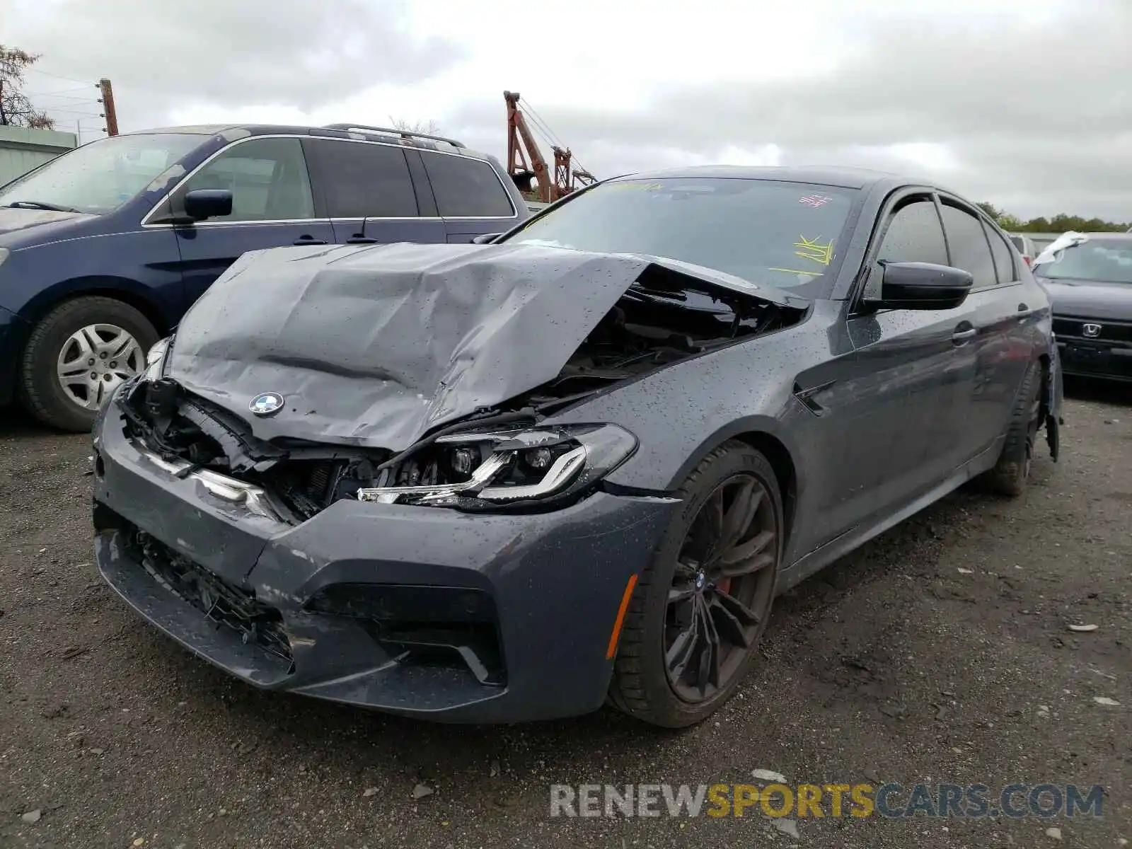 2 Photograph of a damaged car WBS83CH08MCF03646 BMW M5 2021