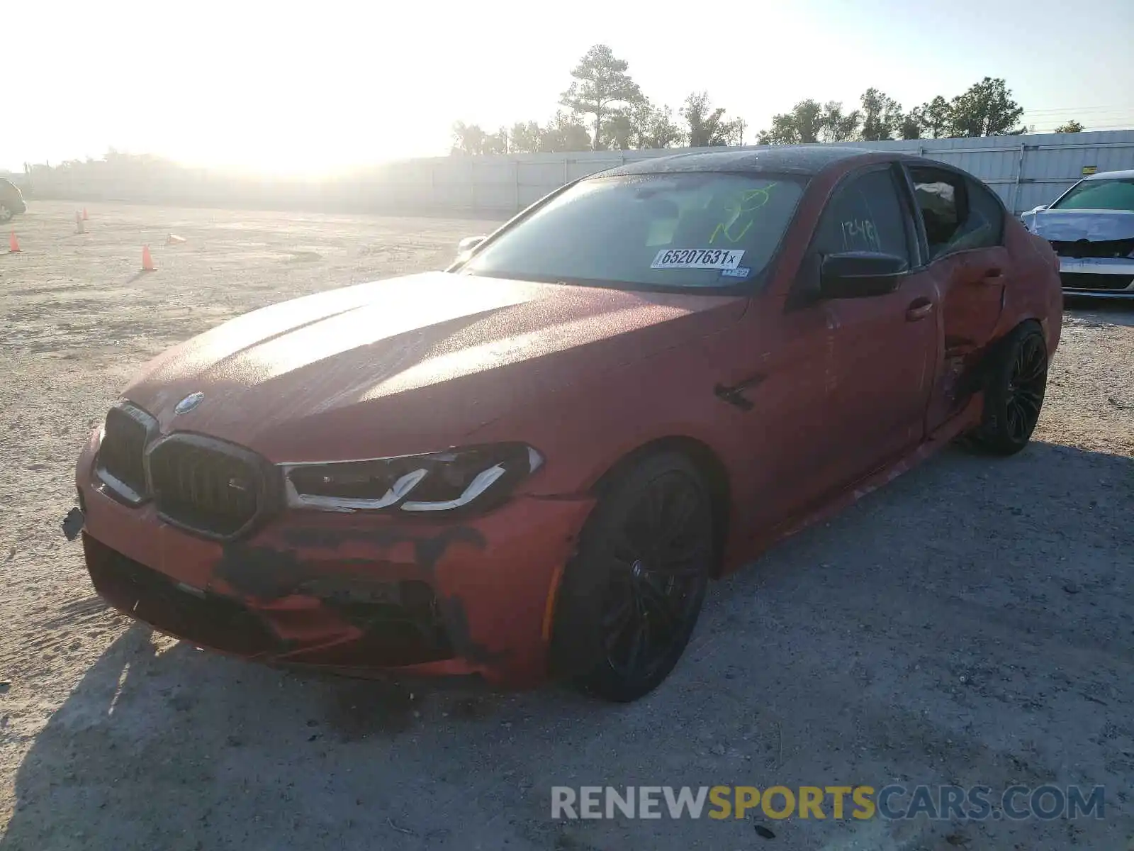 2 Photograph of a damaged car WBS83CH09MCF30161 BMW M5 2021