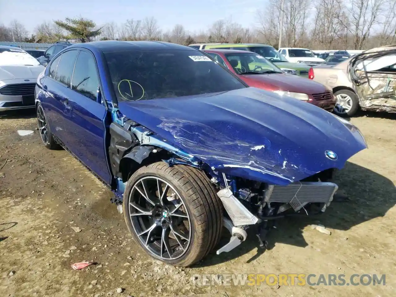 1 Photograph of a damaged car WBS83CH09MCG98026 BMW M5 2021