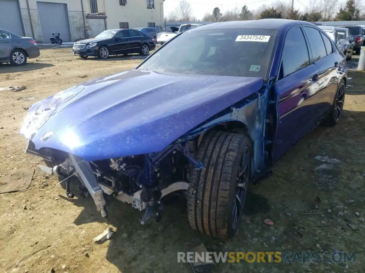 2 Photograph of a damaged car WBS83CH09MCG98026 BMW M5 2021