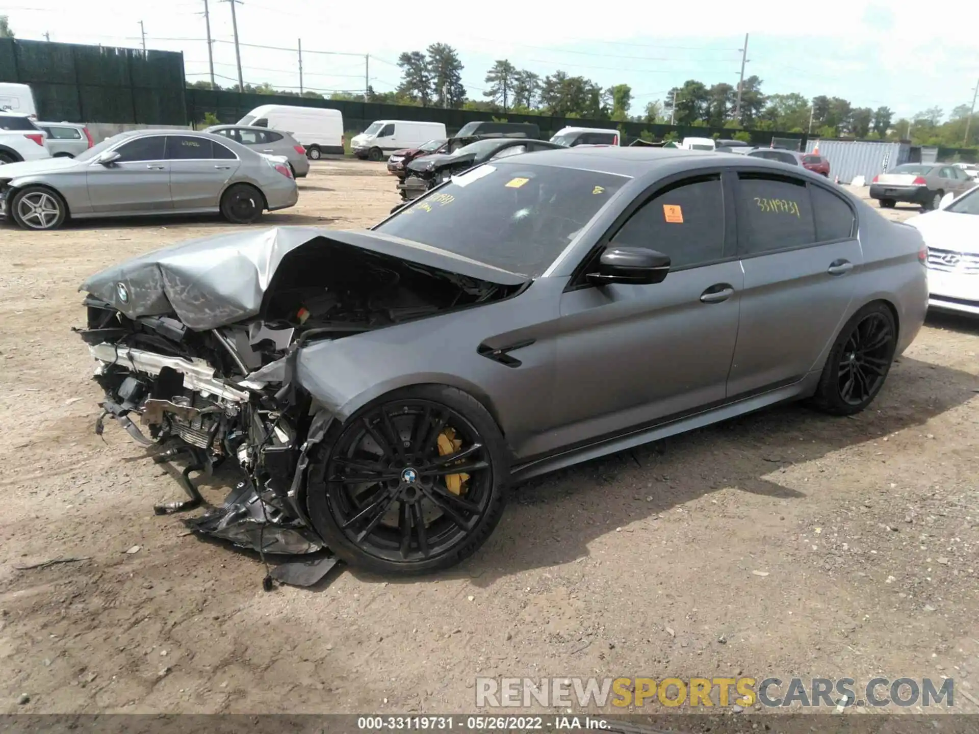 2 Photograph of a damaged car WBS83CH09MCH44048 BMW M5 2021