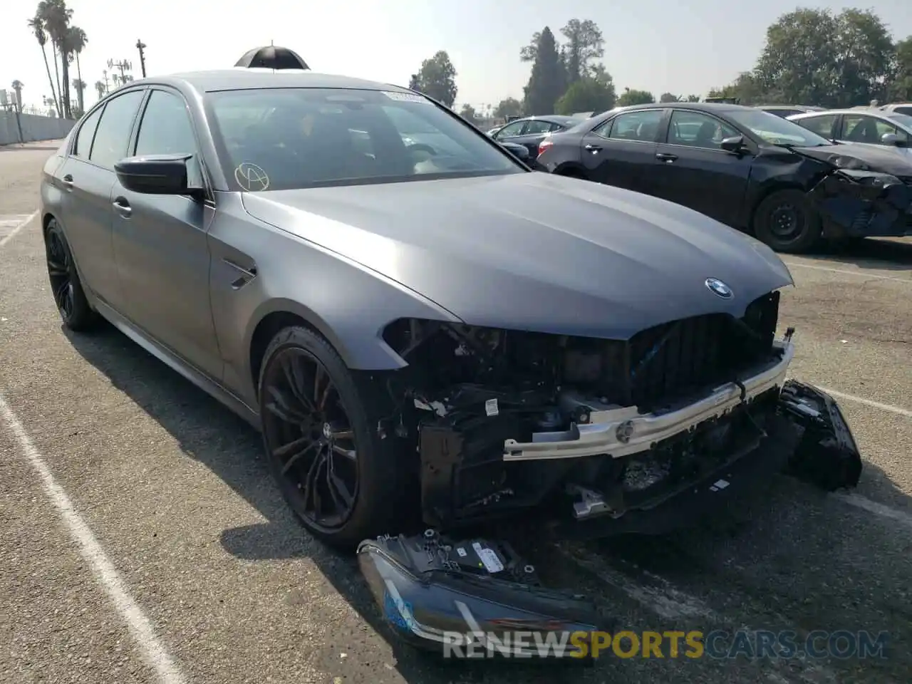 1 Photograph of a damaged car WBS83CH0XMCH05033 BMW M5 2021