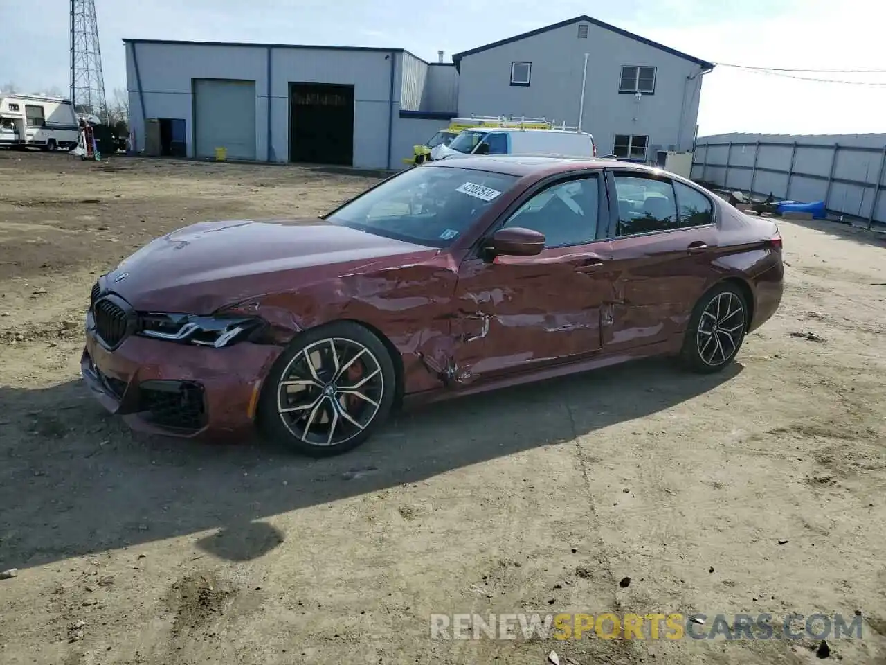 1 Photograph of a damaged car WBA13BK00NCJ93306 BMW M5 2022