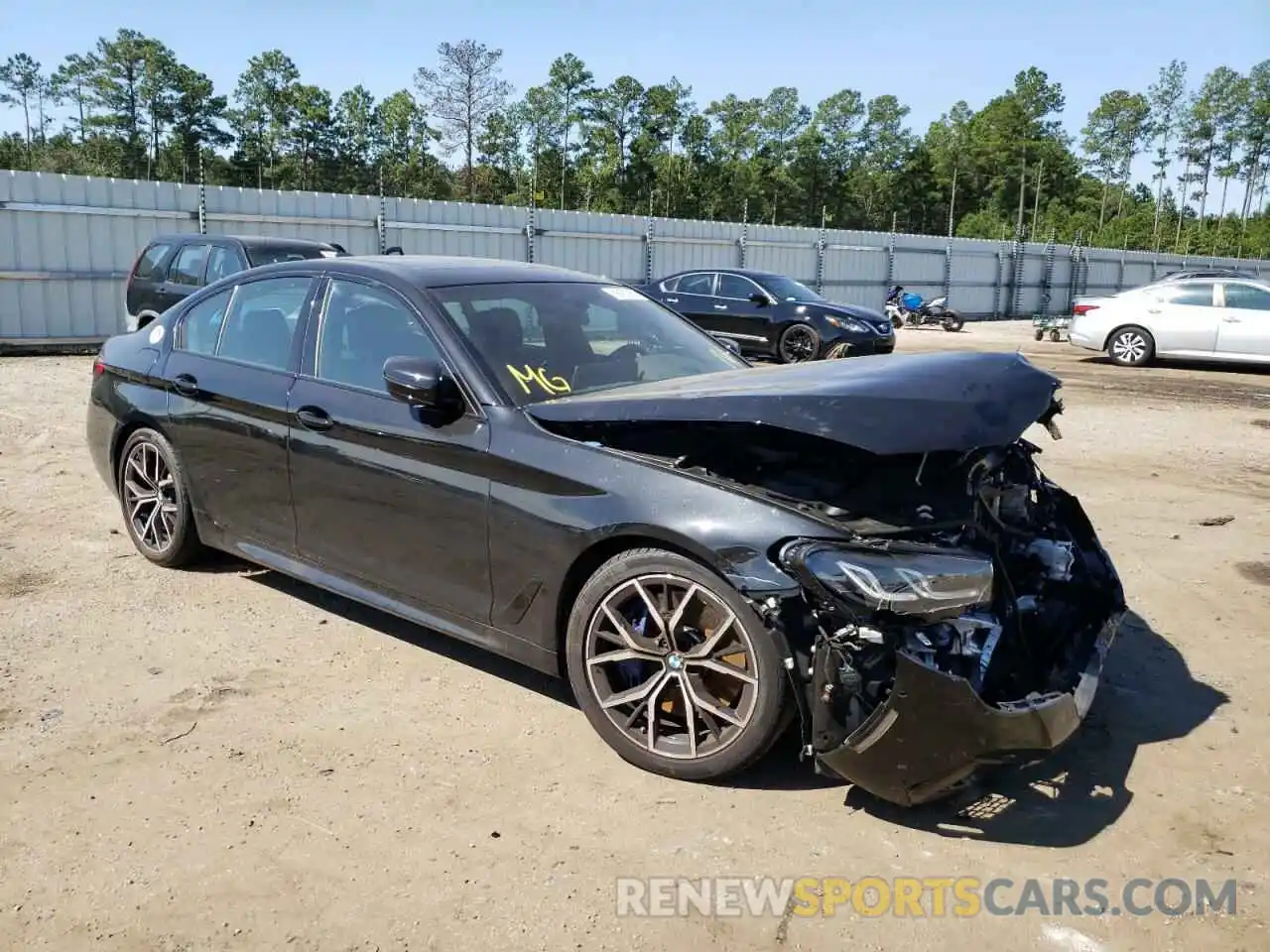 1 Photograph of a damaged car WBA13BK07NCJ56267 BMW M5 2022